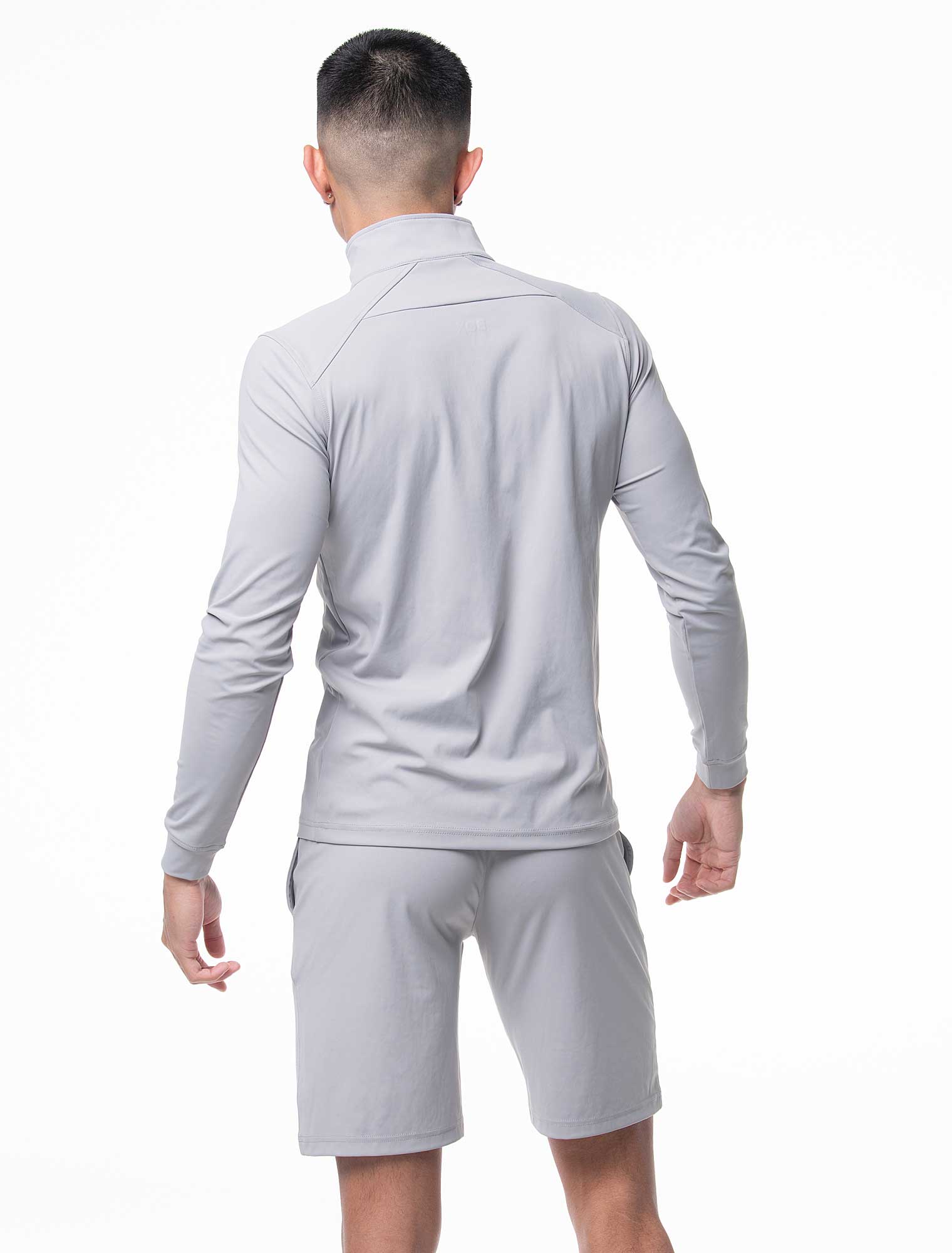 Active Panelled 1/4 Zip Jacket - Grey - Image 8