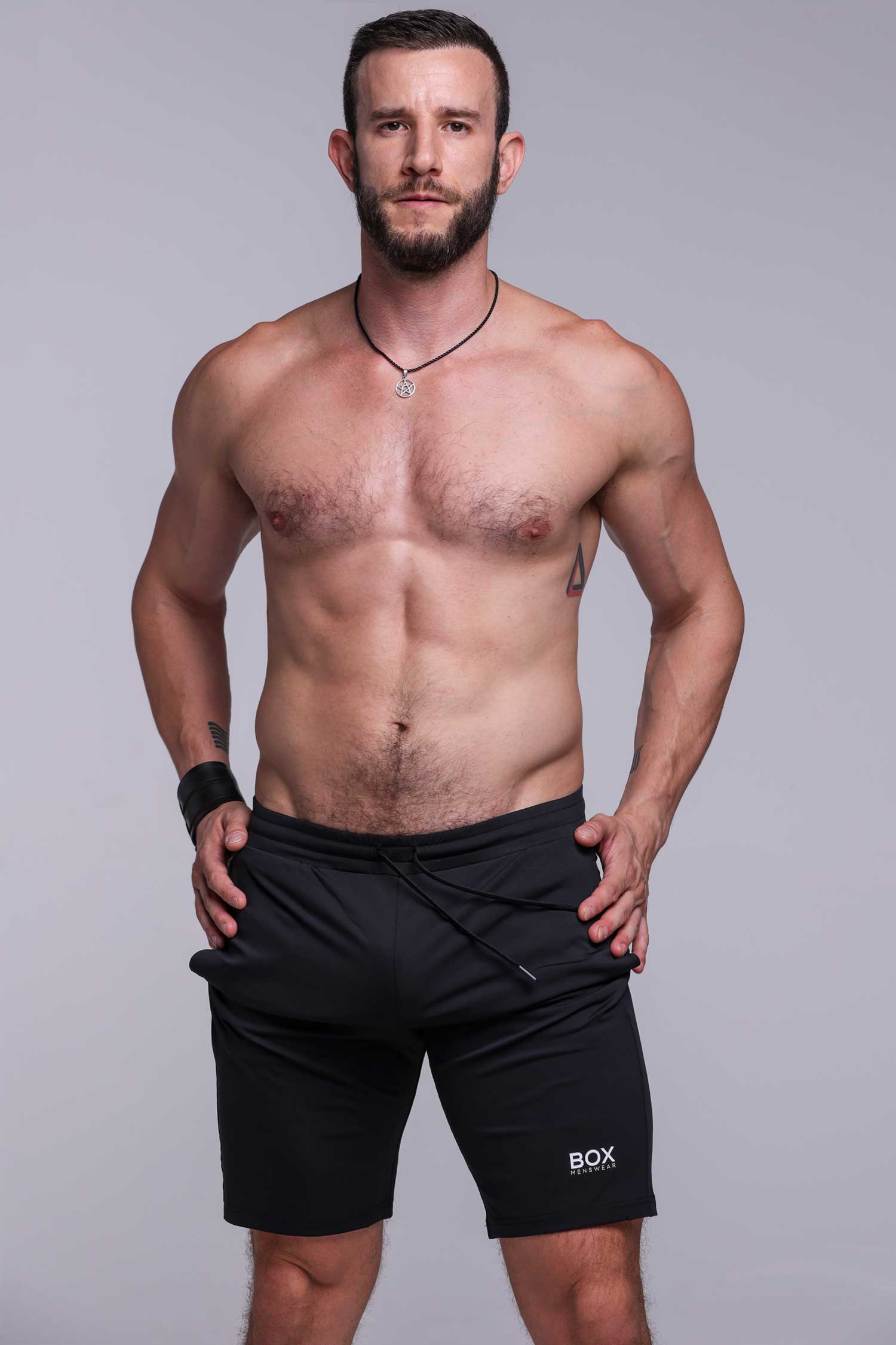 Active Panelled Sports Shorts - Black