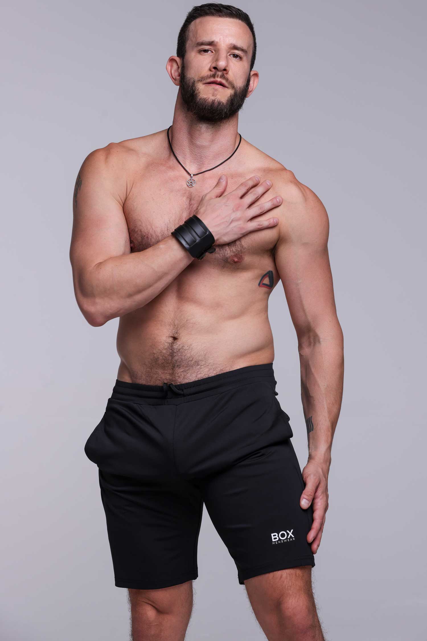 Active Panelled Sports Shorts - Black - Image 3