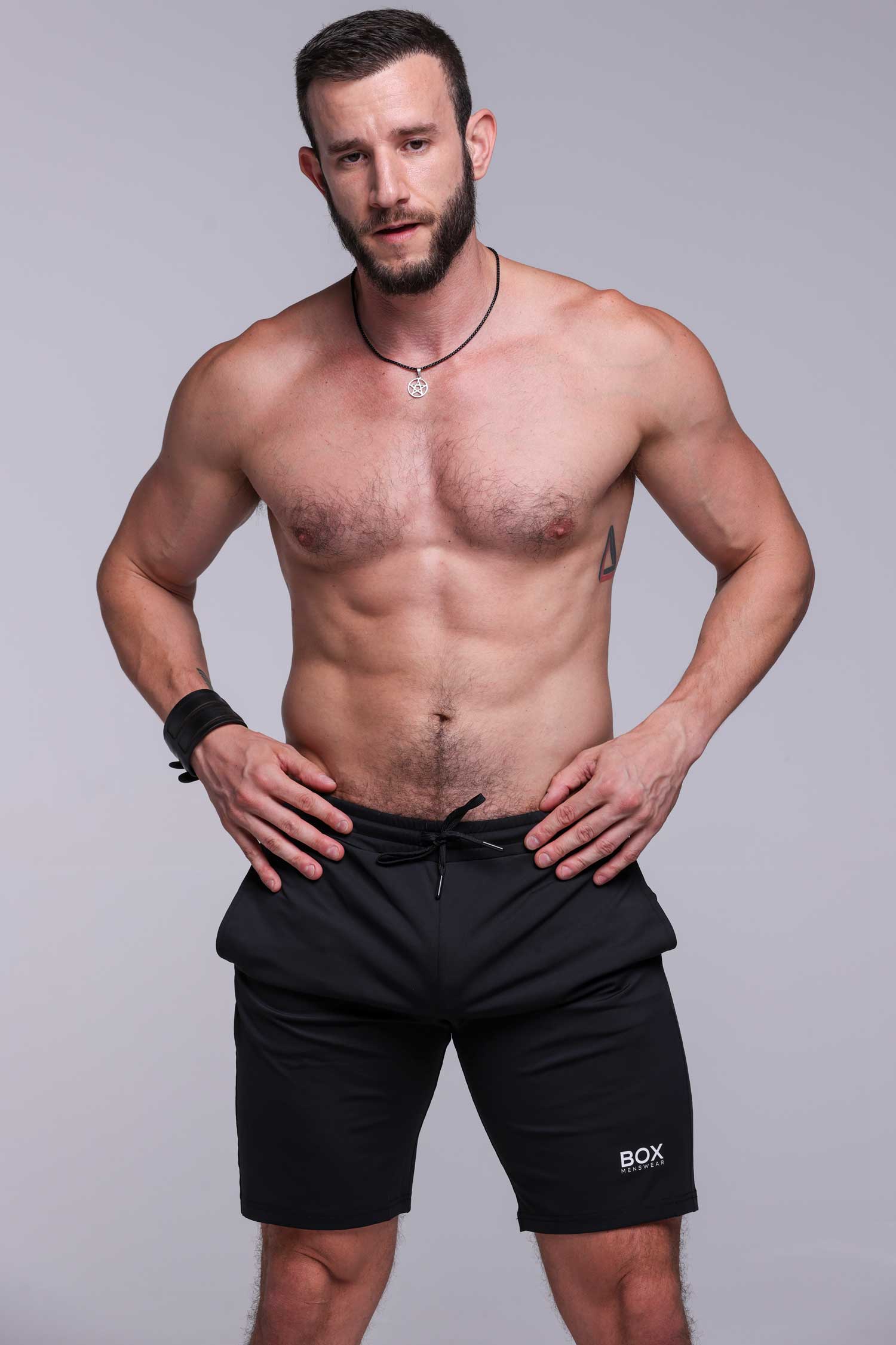 Active Panelled Sports Shorts - Black - Image 8