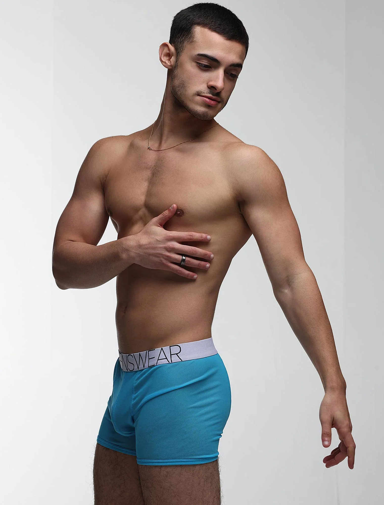 All Over Mesh Boxers - Blue Me - Image 2