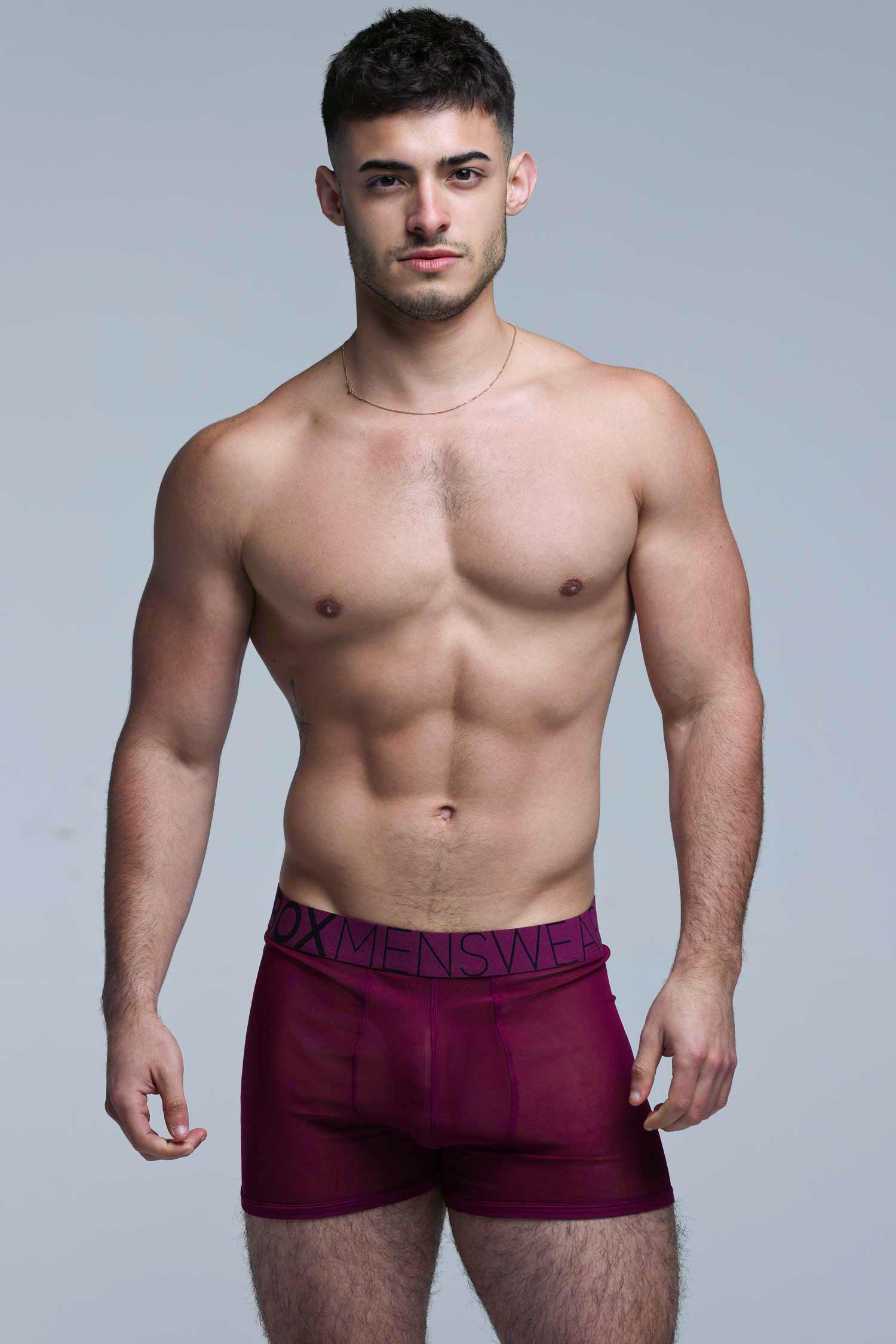 All Over Mesh Boxers - Cherry Crush - Image 3