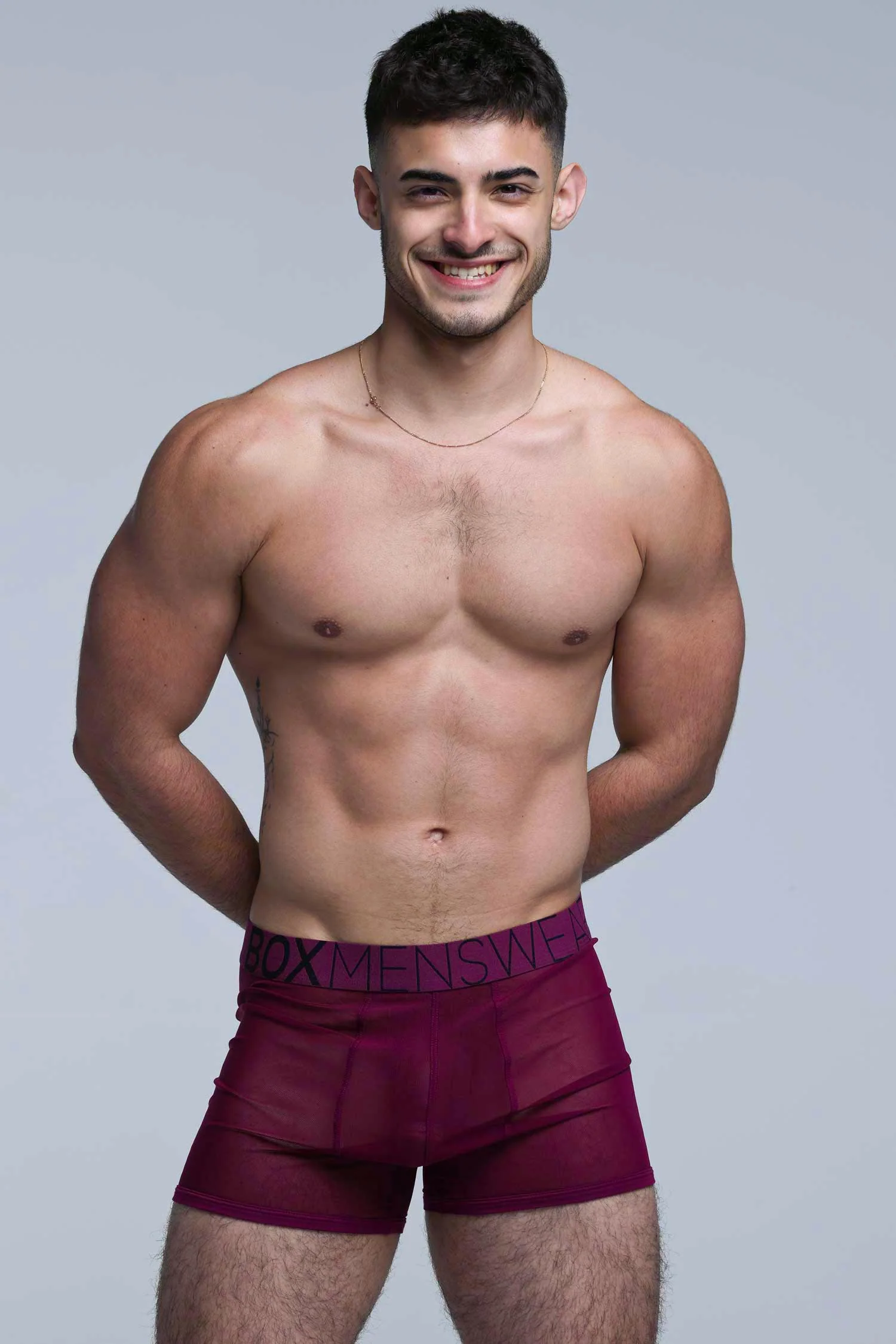 All Over Mesh Boxers - Cherry Crush - Image 6