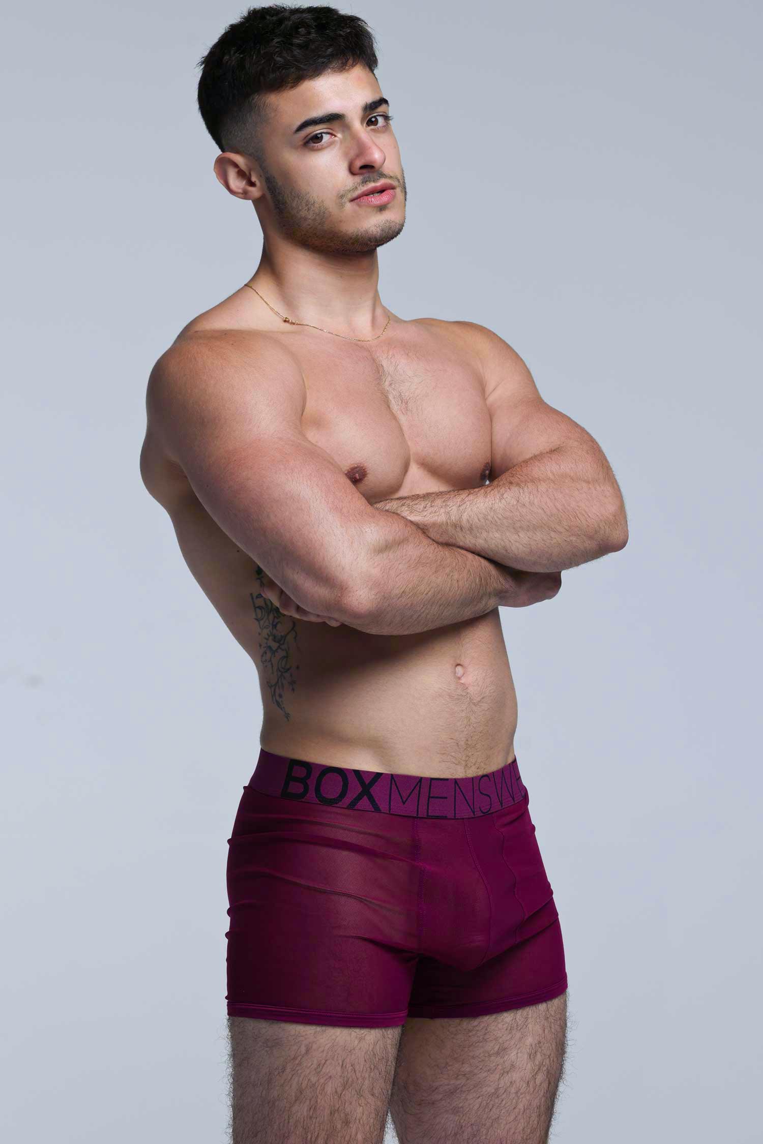 All Over Mesh Boxers - Cherry Crush - Image 7