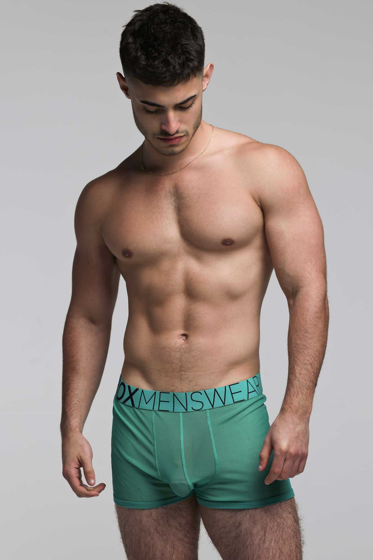 All Over Mesh Boxers - Lucky Lad Green - Image 6