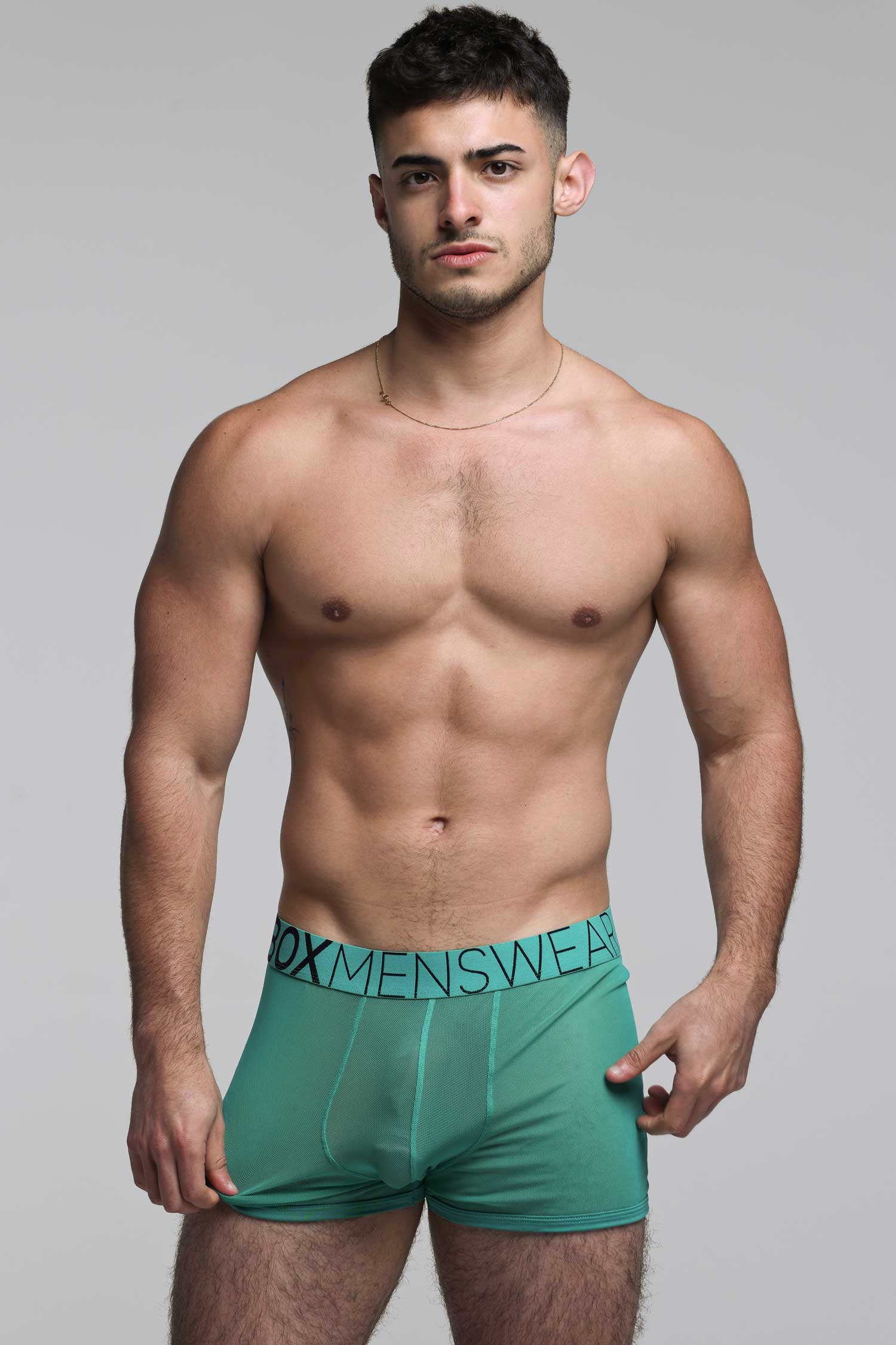 All Over Mesh Boxers - Lucky Lad Green - Image 7