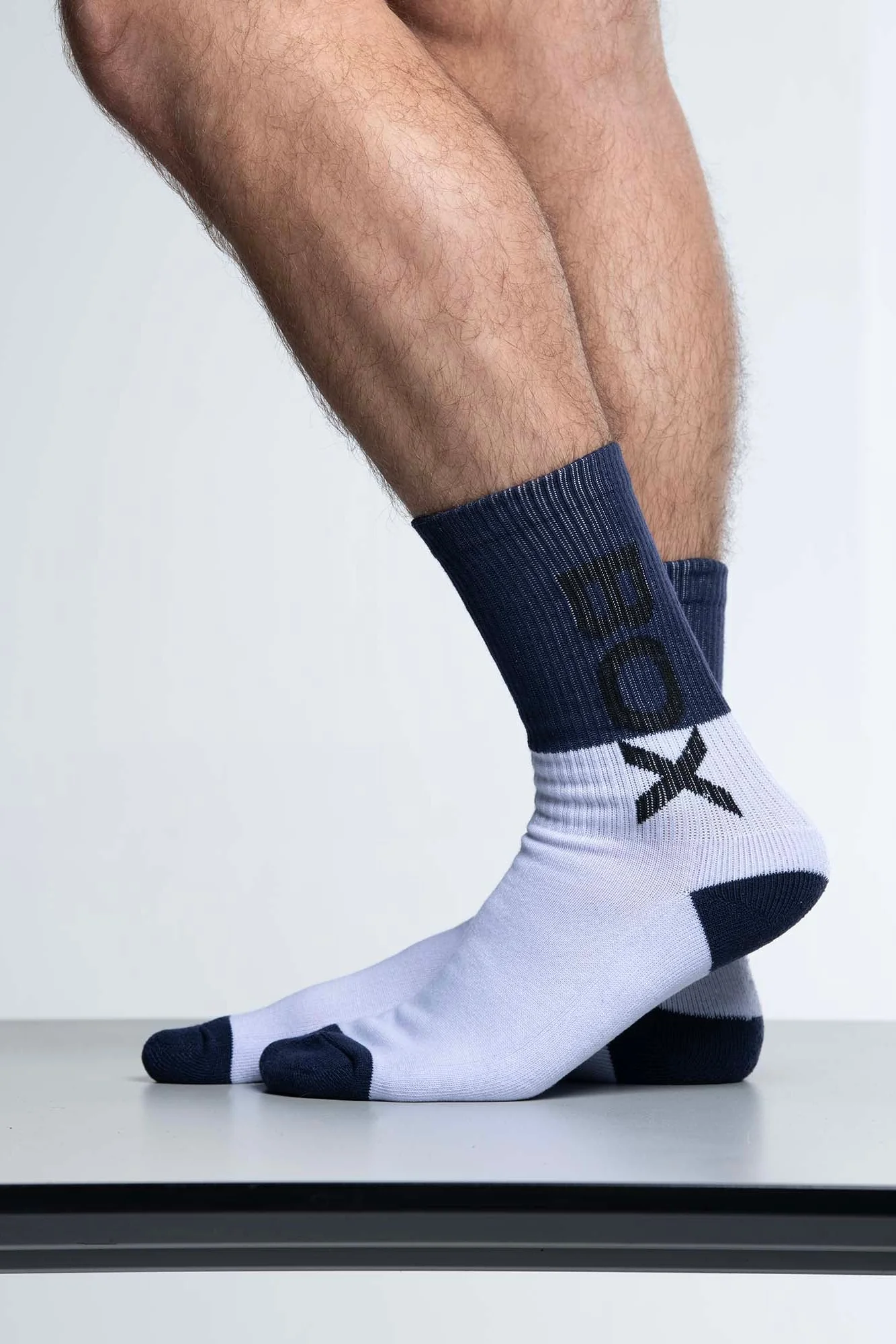 Box Sports Socks - Deep Navy Color Block