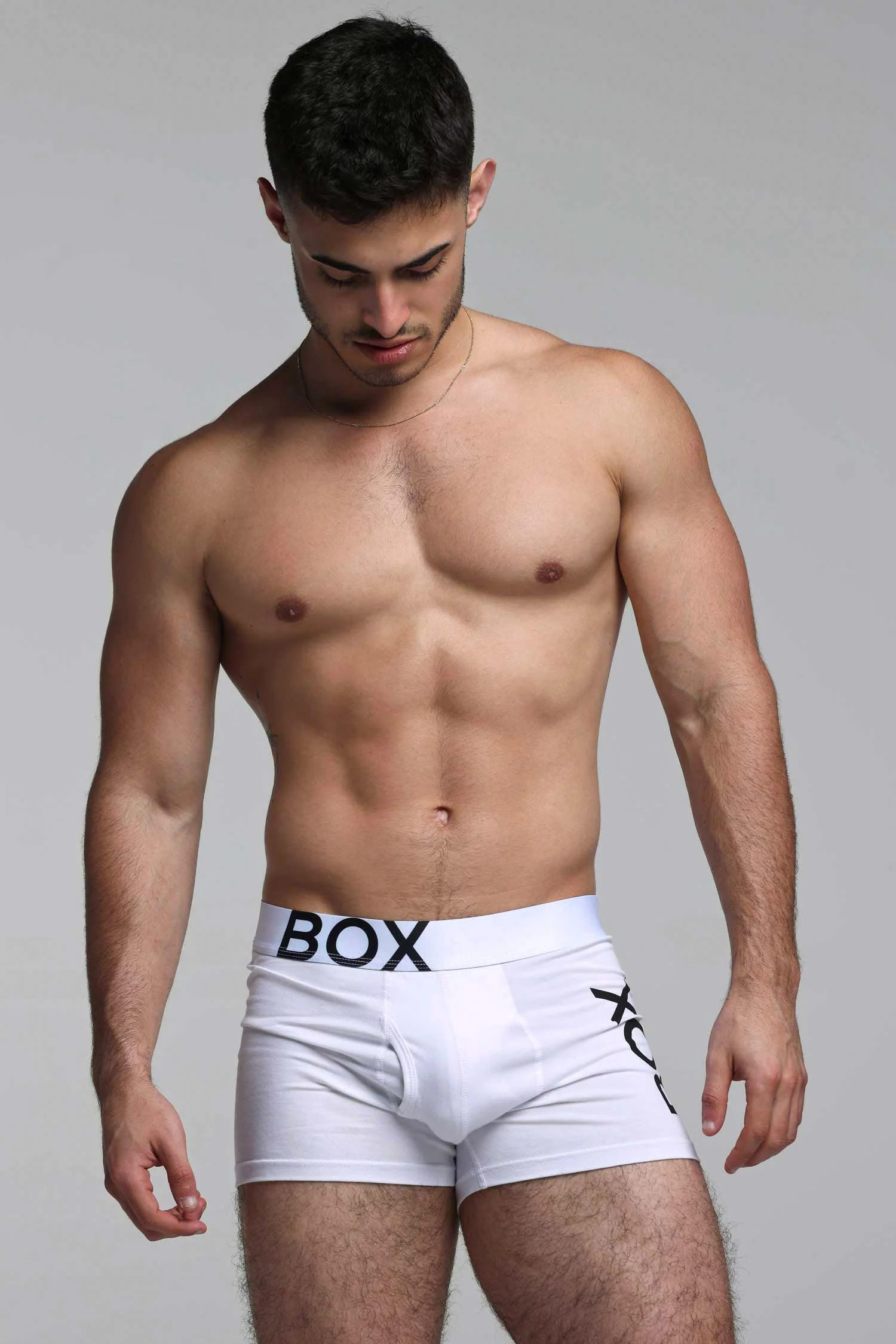 Mens White Boxers - Image 3