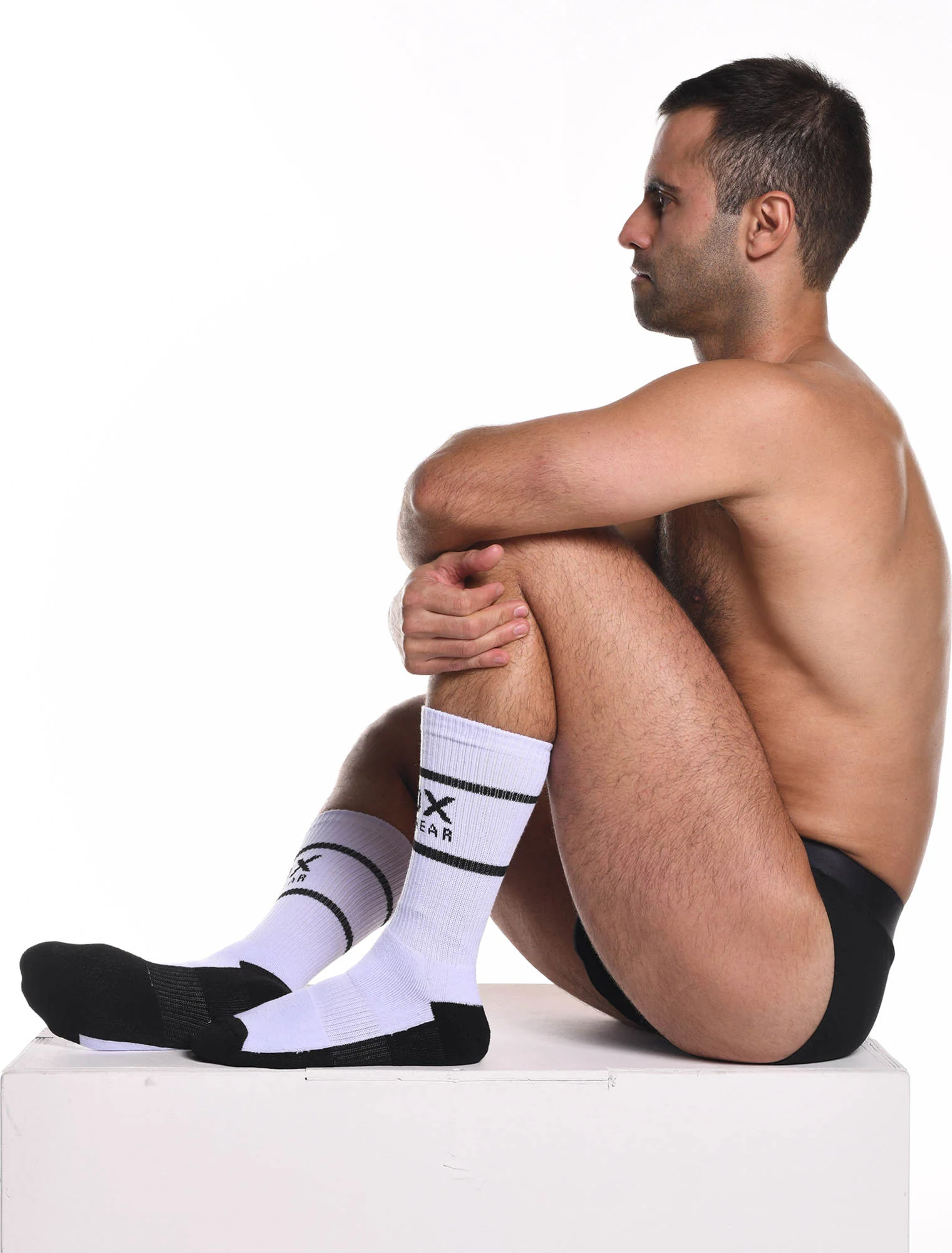 Bright White Lux Sports Socks - Image 3