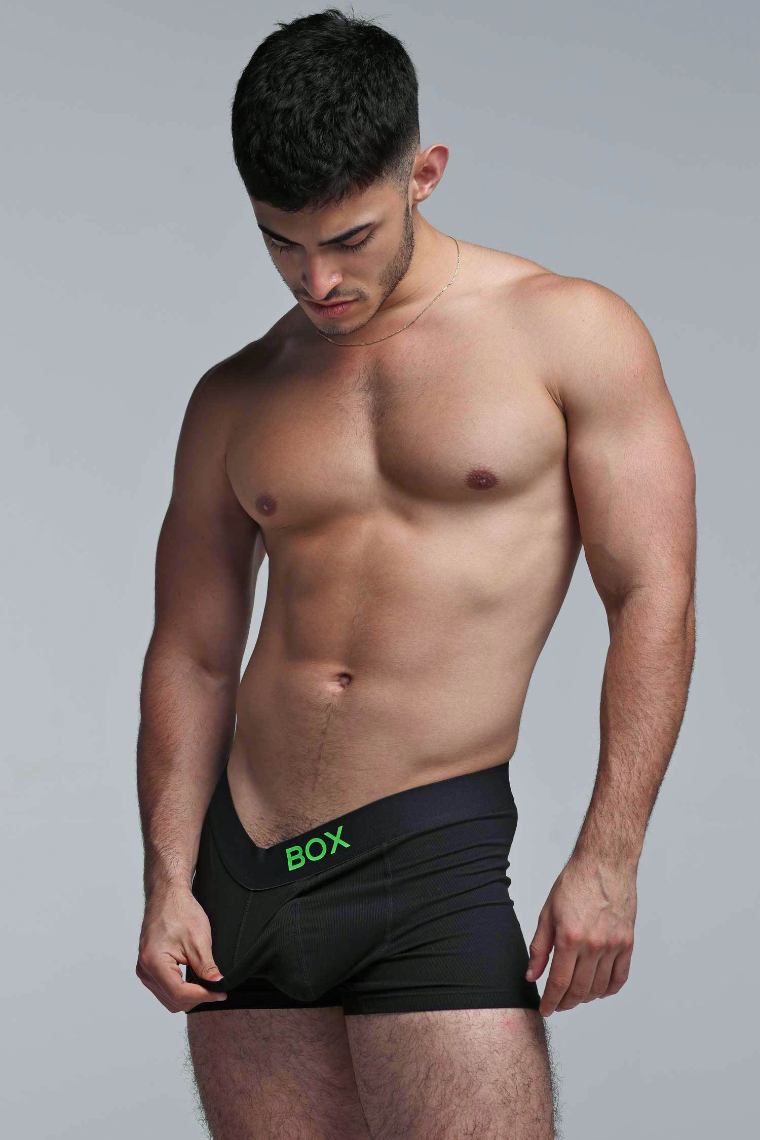 Color Pop Boxers - Black & Green - Image 3