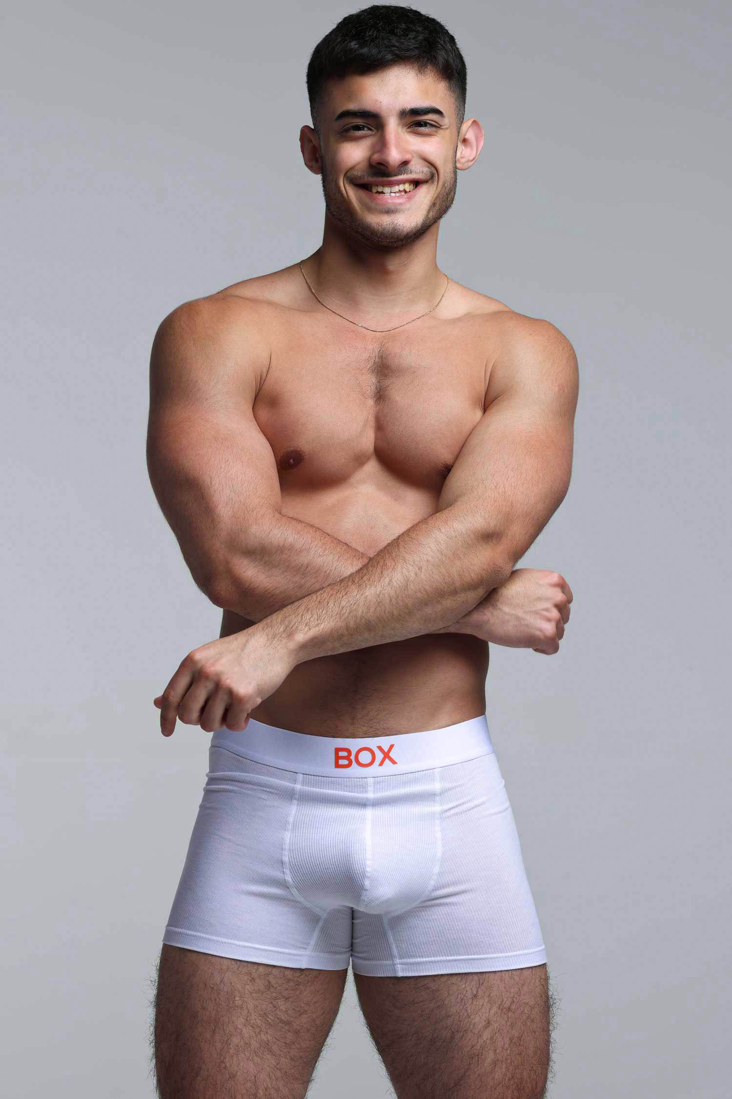 Color Pop Boxers - White & Orange - Image 8