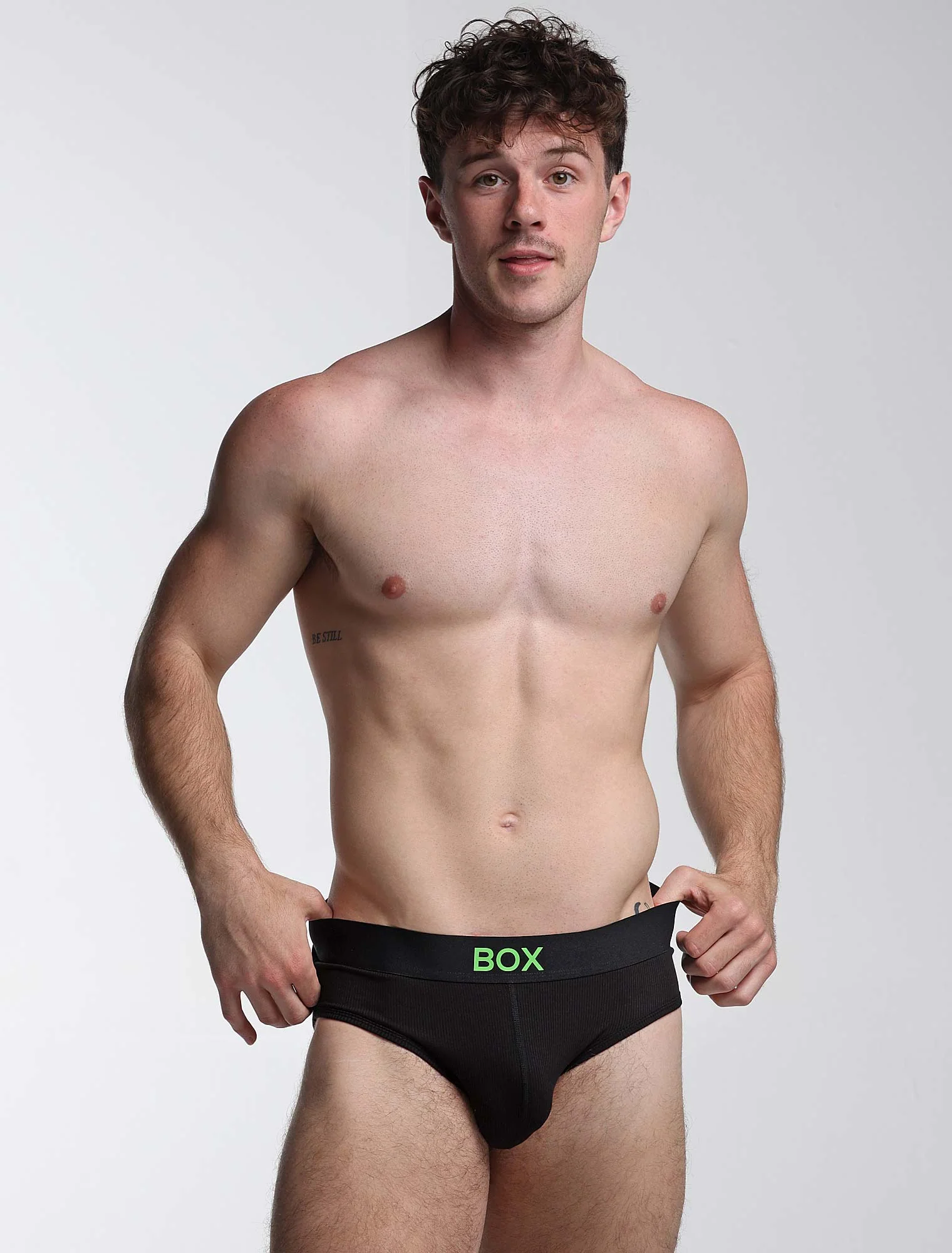 Color Pop Briefs - Black & Green - Image 3
