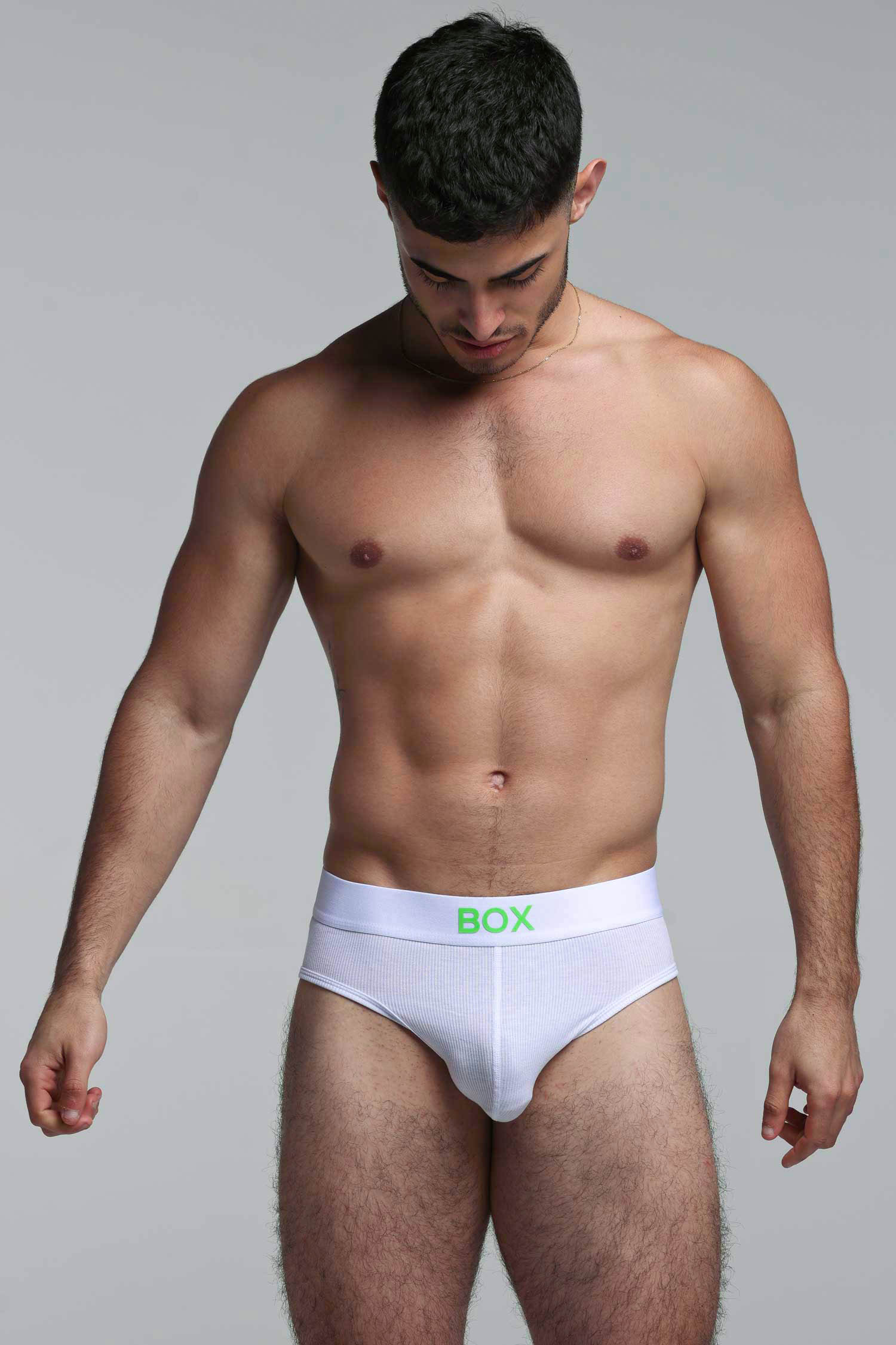 Color Pop Briefs - White & Green - Image 2