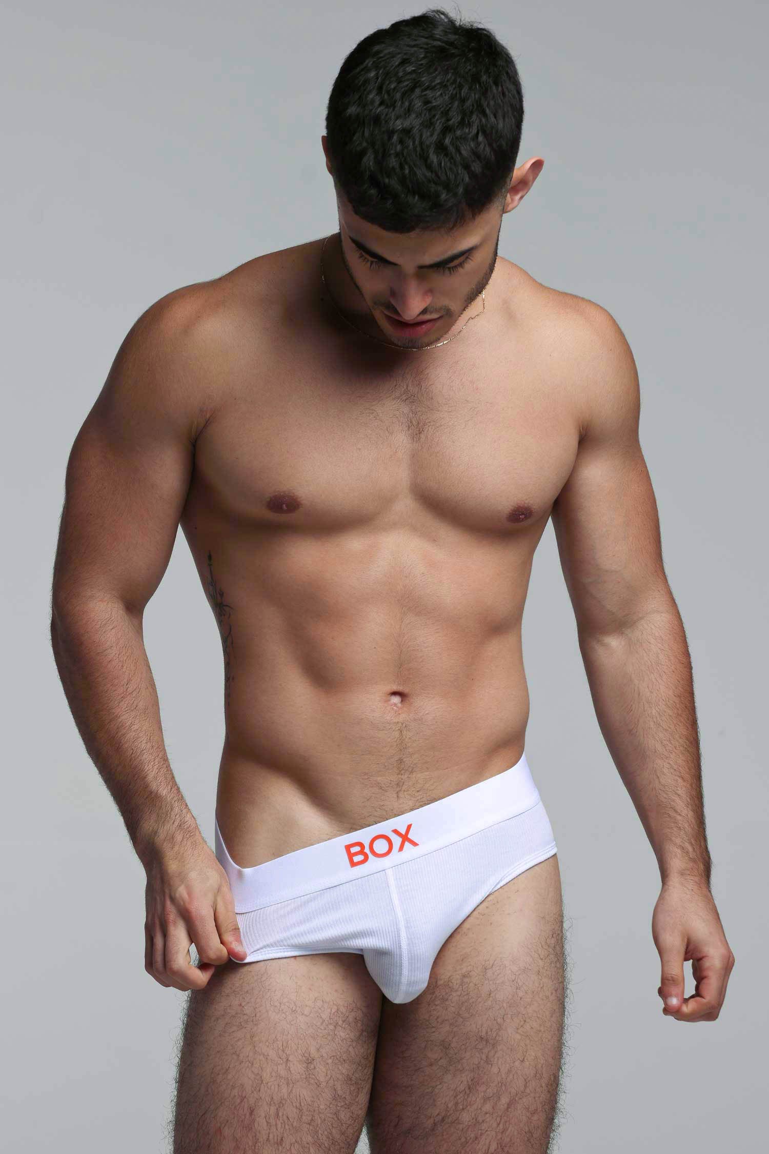 Color Pop Briefs - White & Orange - Image 3