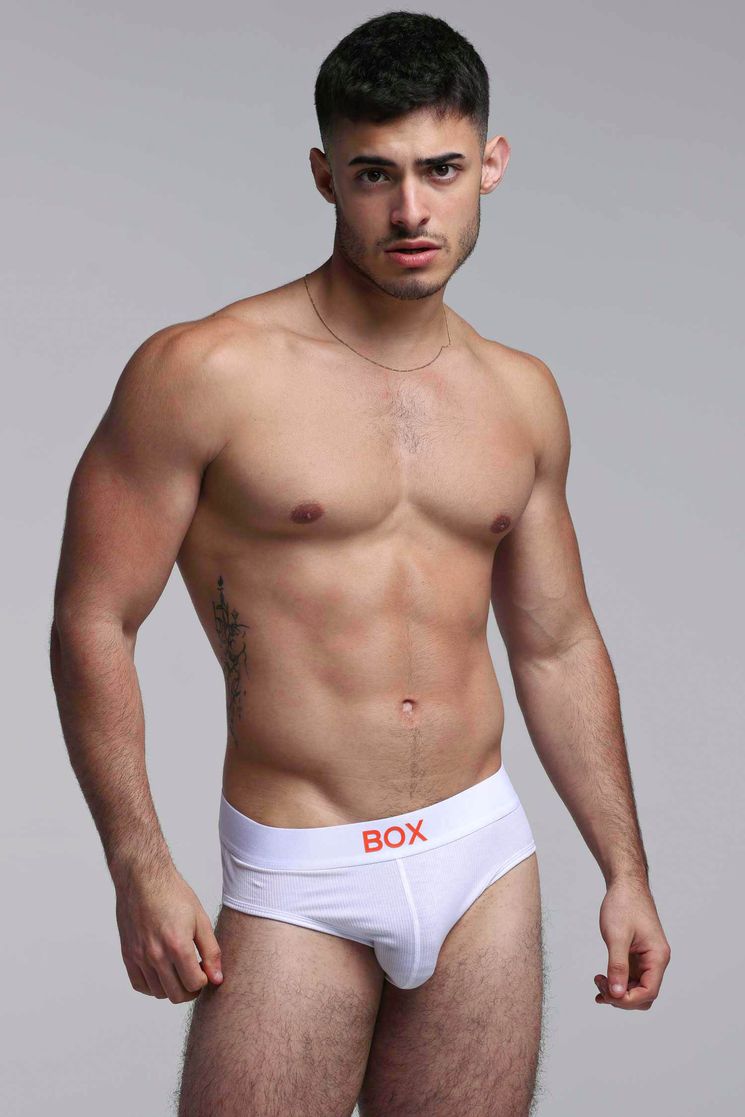 Color Pop Briefs - White & Orange - Image 7