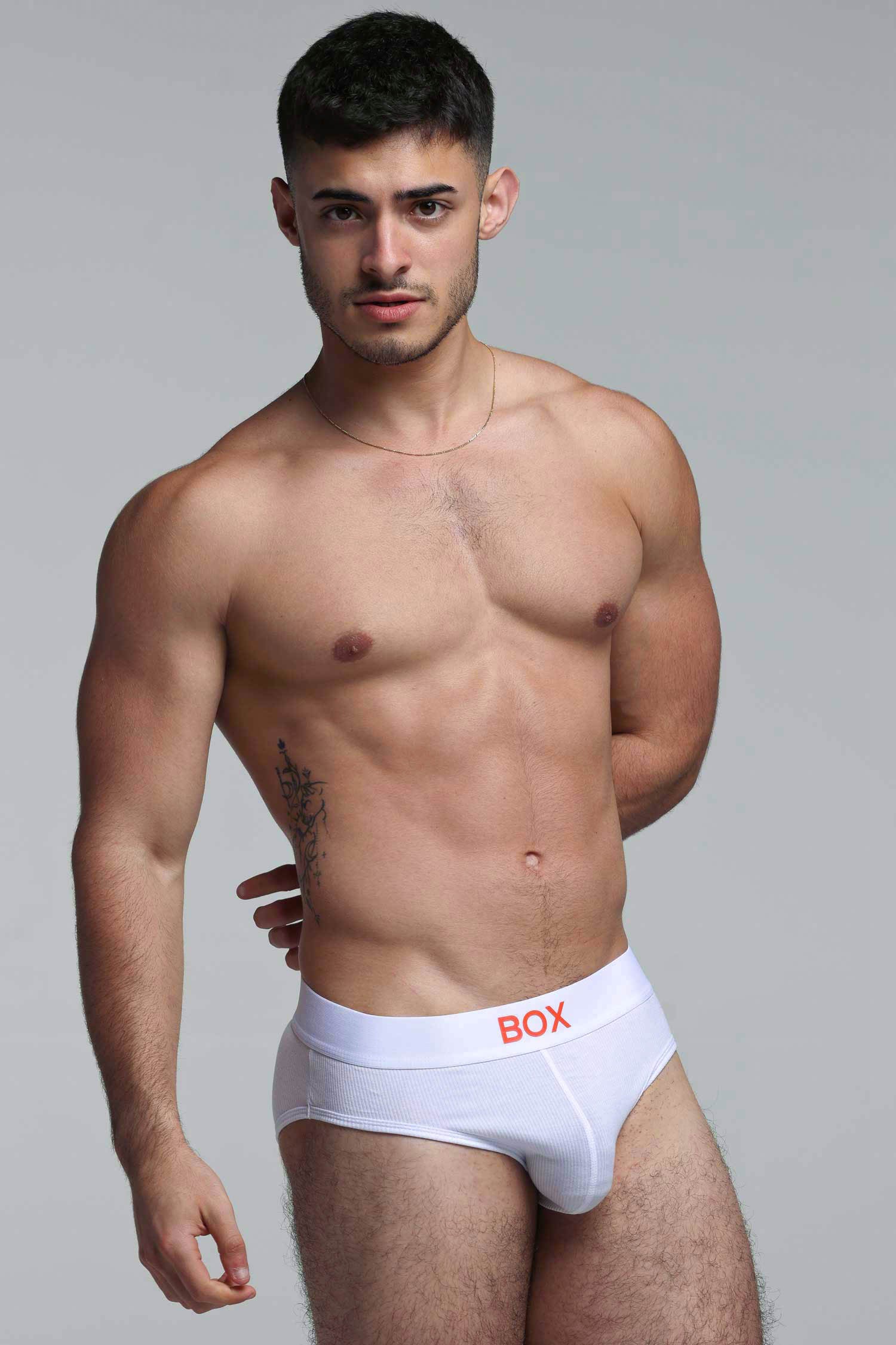 Color Pop Briefs - White & Orange - Image 8
