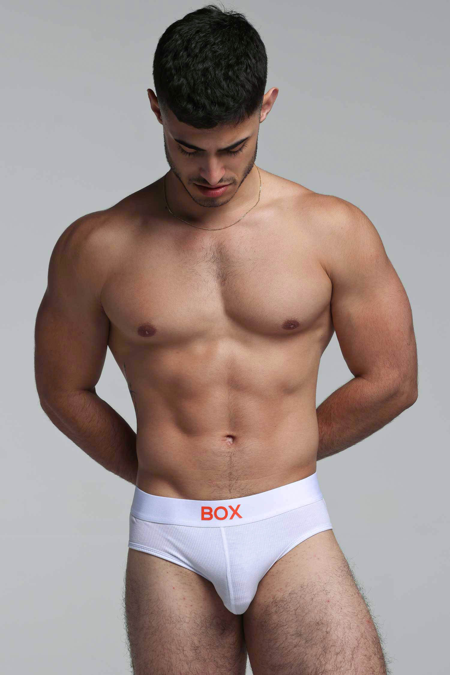 Color Pop Briefs - White & Orange - Image 9