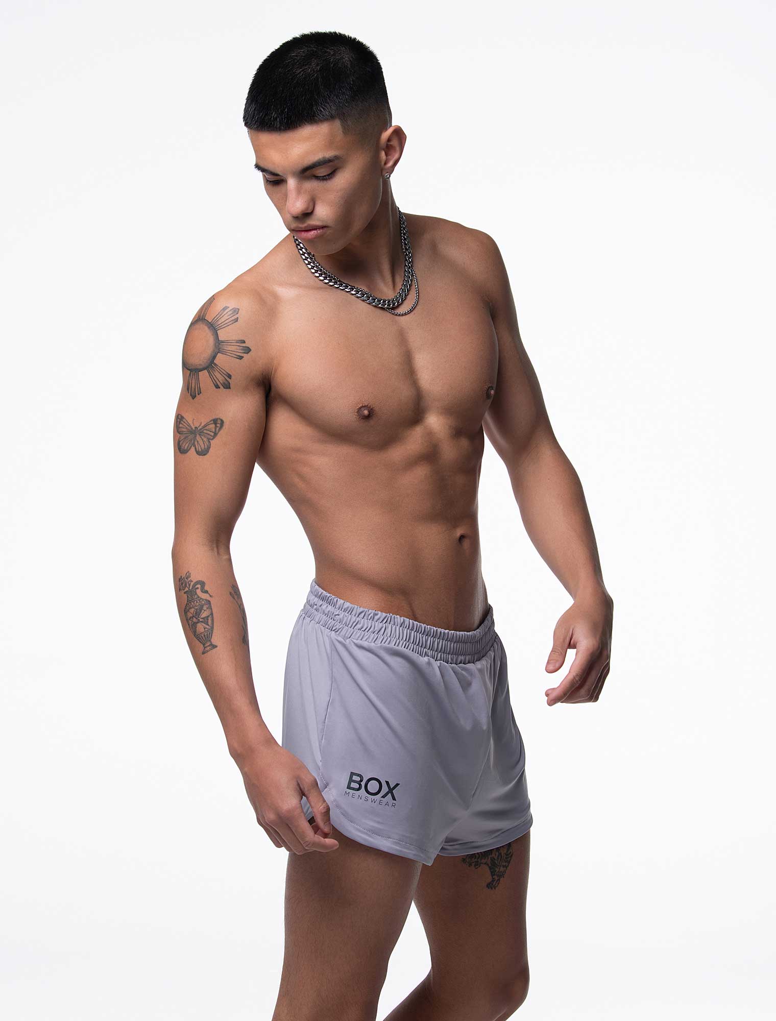 Compound Jock Shorts - Grey - Image 9