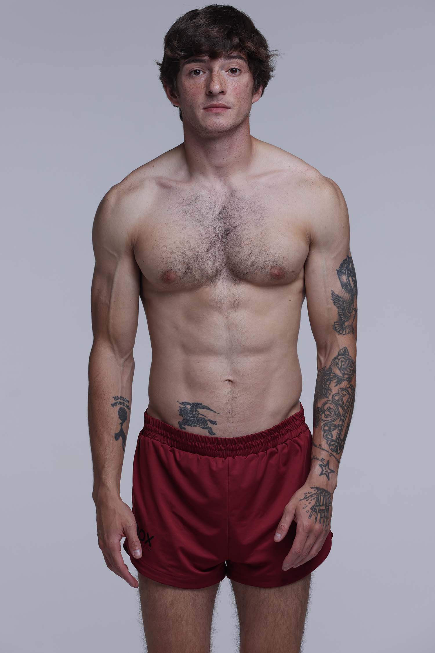 Compound Jock Shorts - Maroon - Image 3