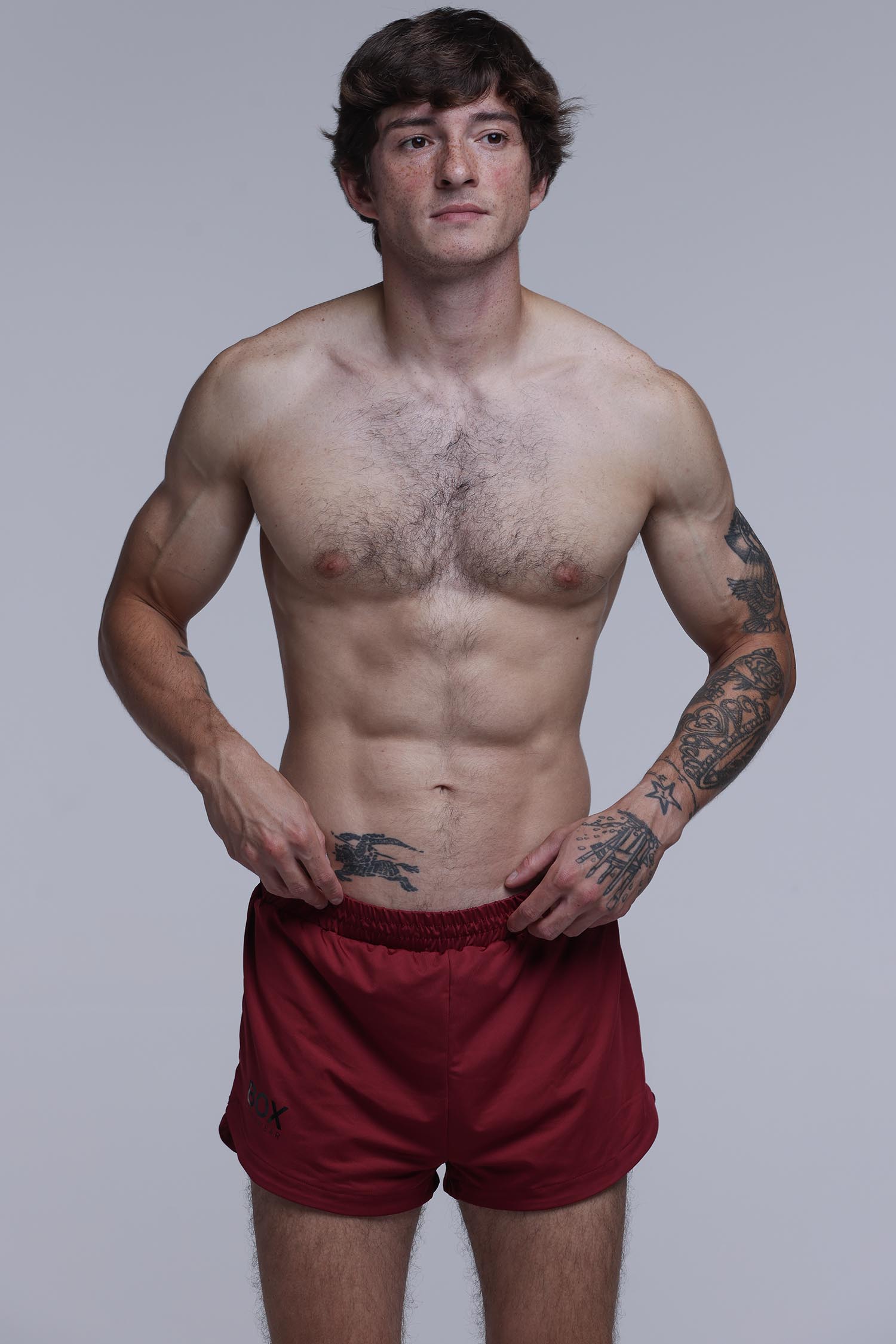 Compound Jock Shorts - Maroon - Image 4