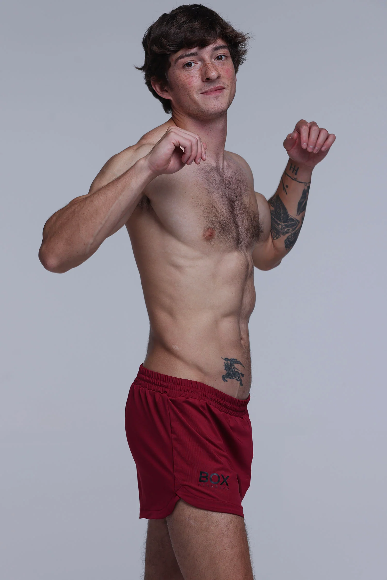 Compound Jock Shorts - Maroon - Image 5