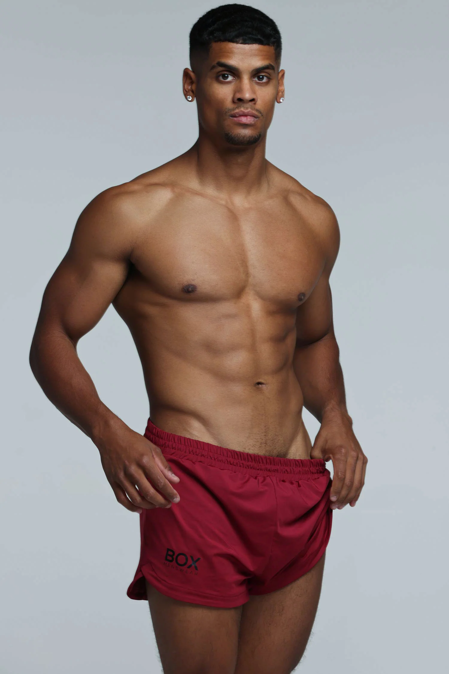 Compound Jock Shorts - Maroon - Image 7