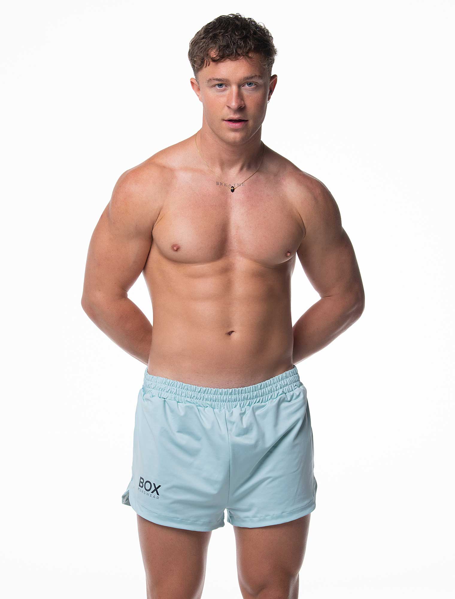 Compound Jock Shorts - Aqua - Image 5