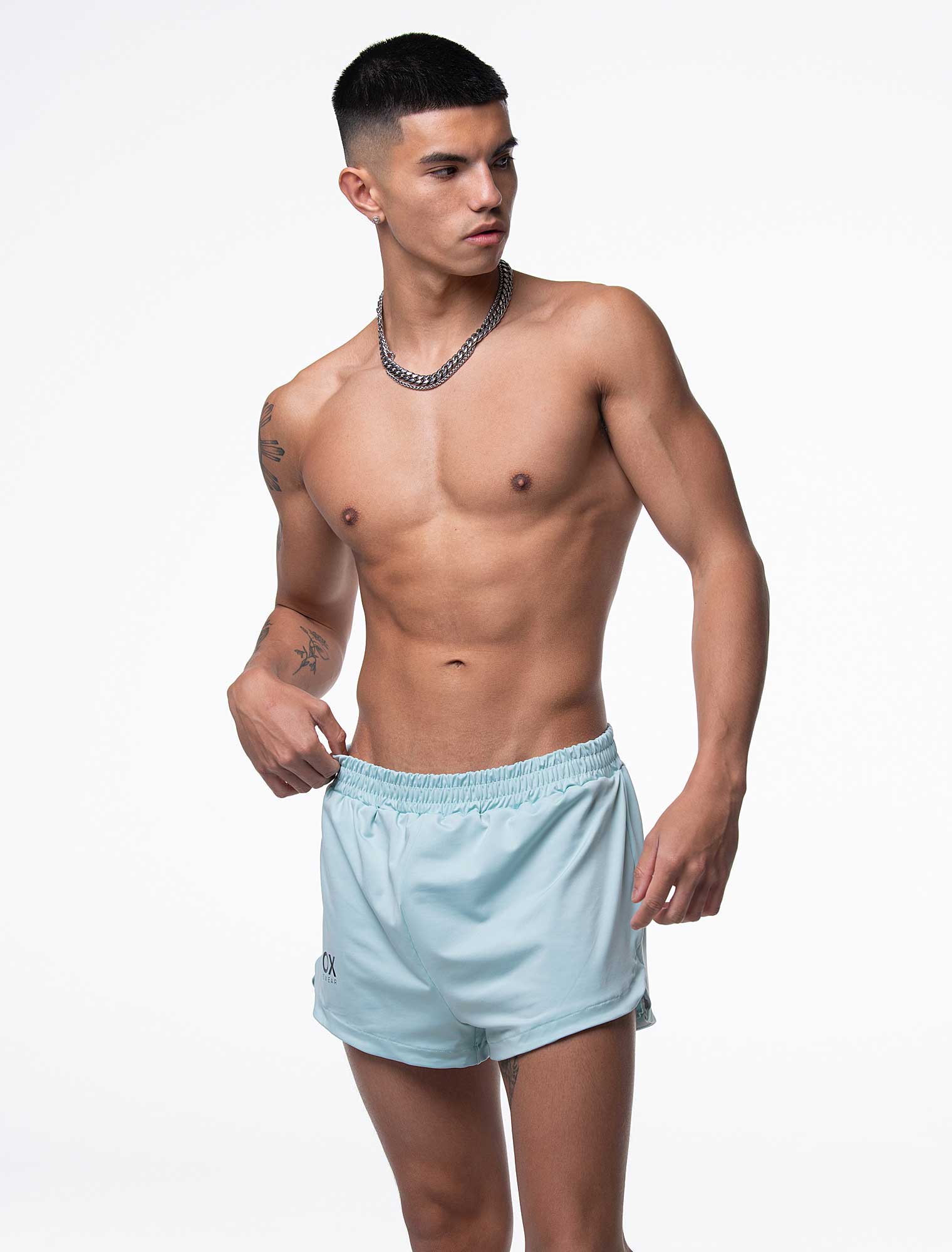 Compound Jock Shorts - Aqua - Image 8