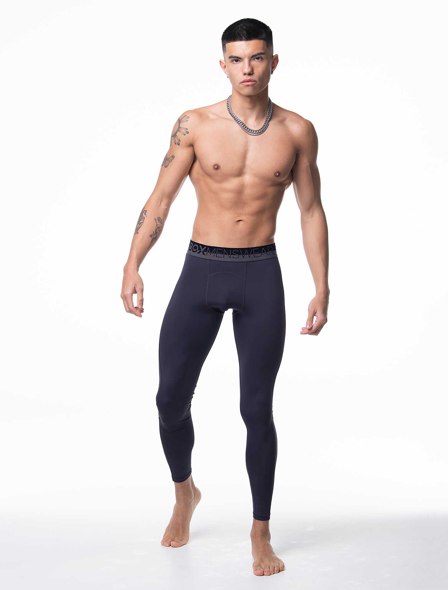 Compression Leggings 2.0 - Slate Grey - Image 3