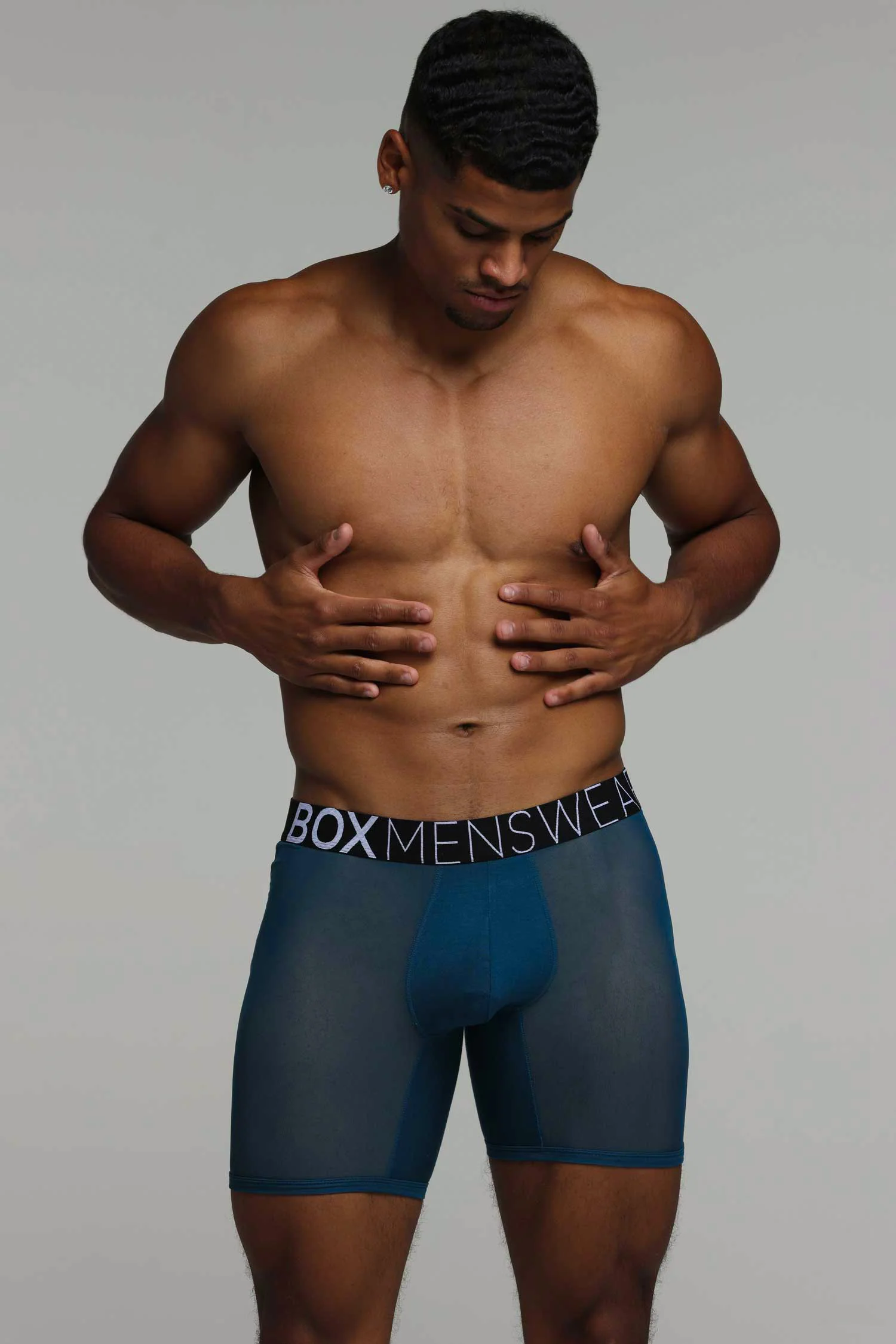 King Fit Mesh Panel - Transparent Crotch: Legion Blue - Image 2