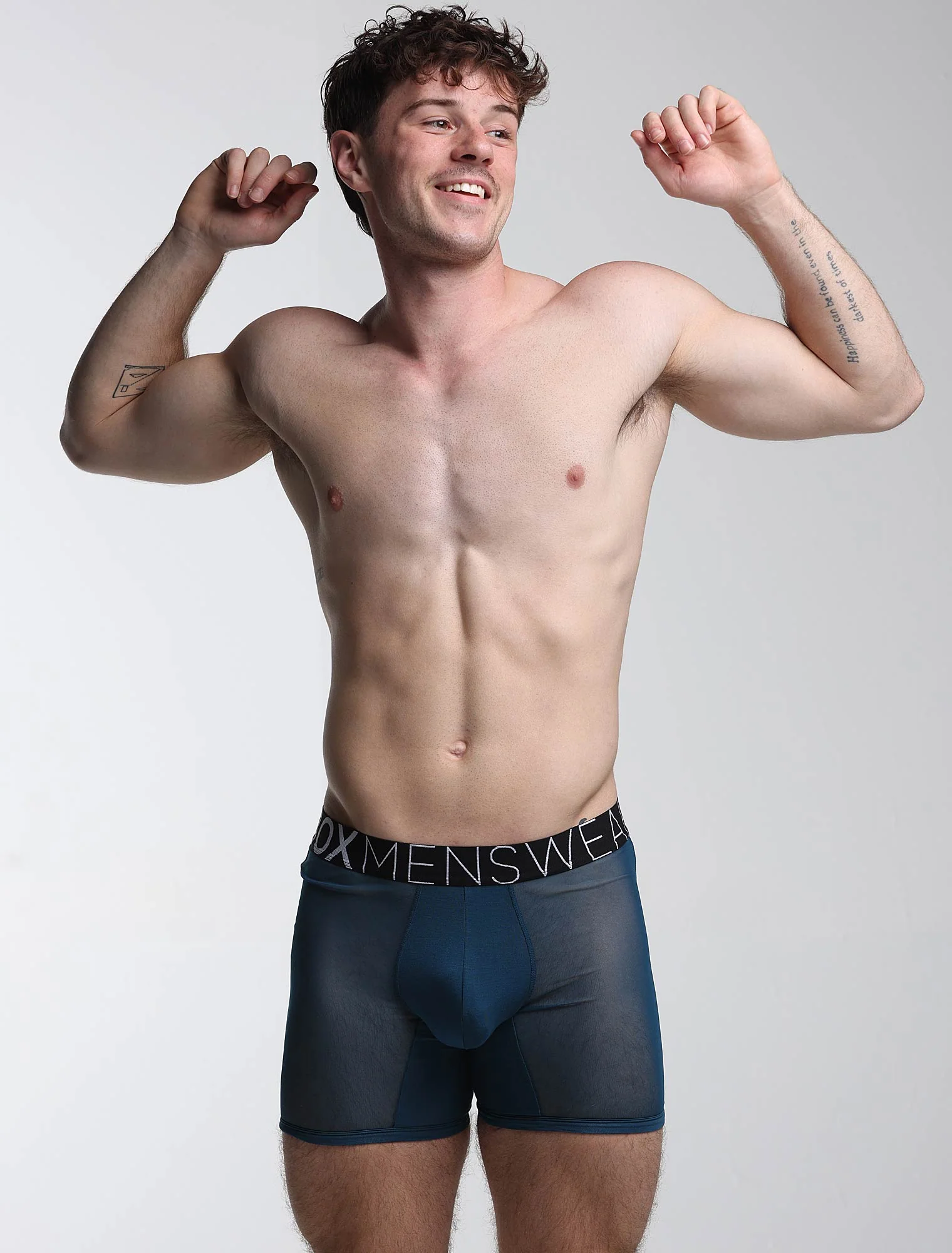 King Fit Mesh Panel - Transparent Crotch: Legion Blue - Image 4