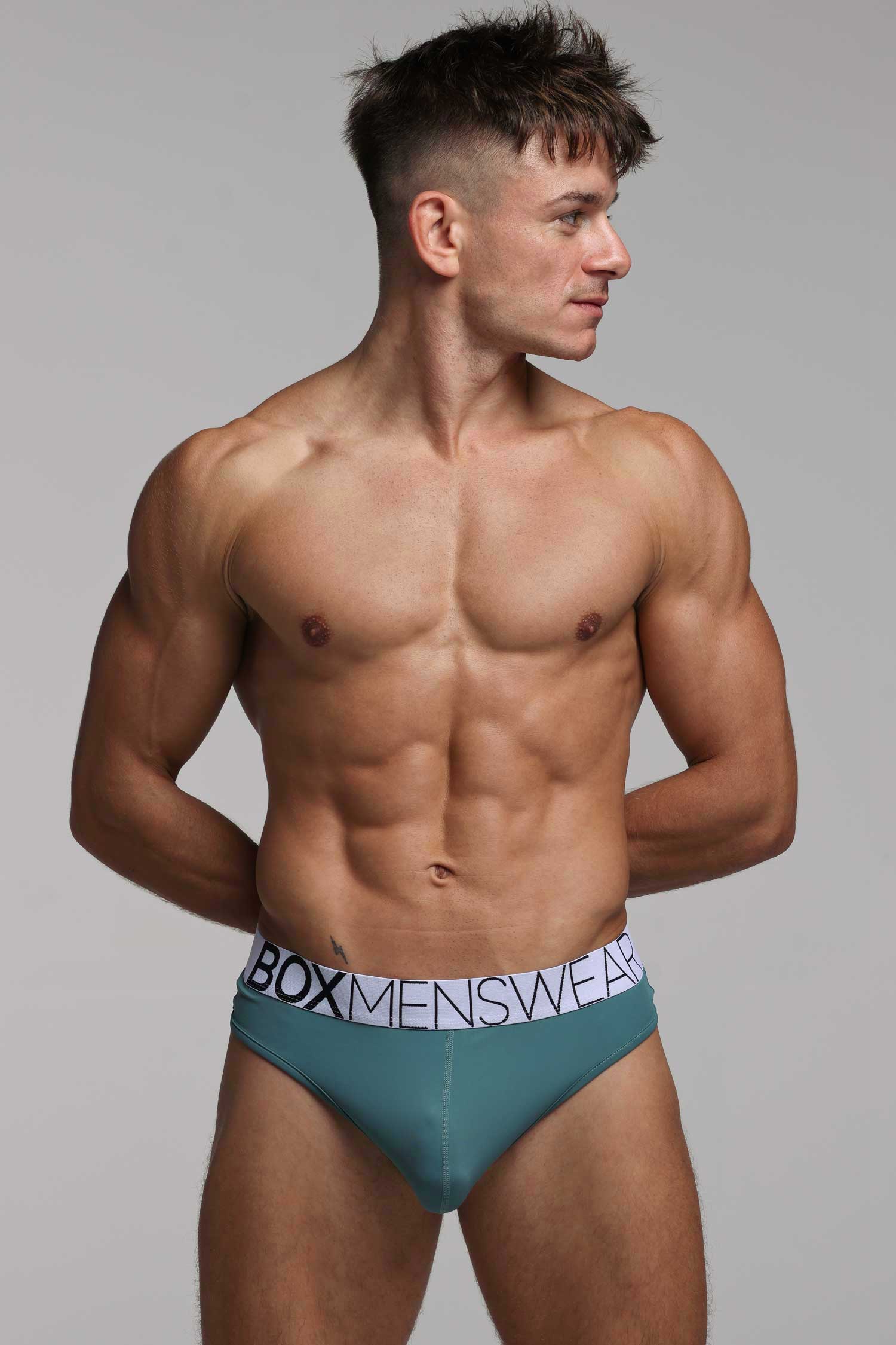 Brazilian Butt Briefs - Amazon Green - Image 5