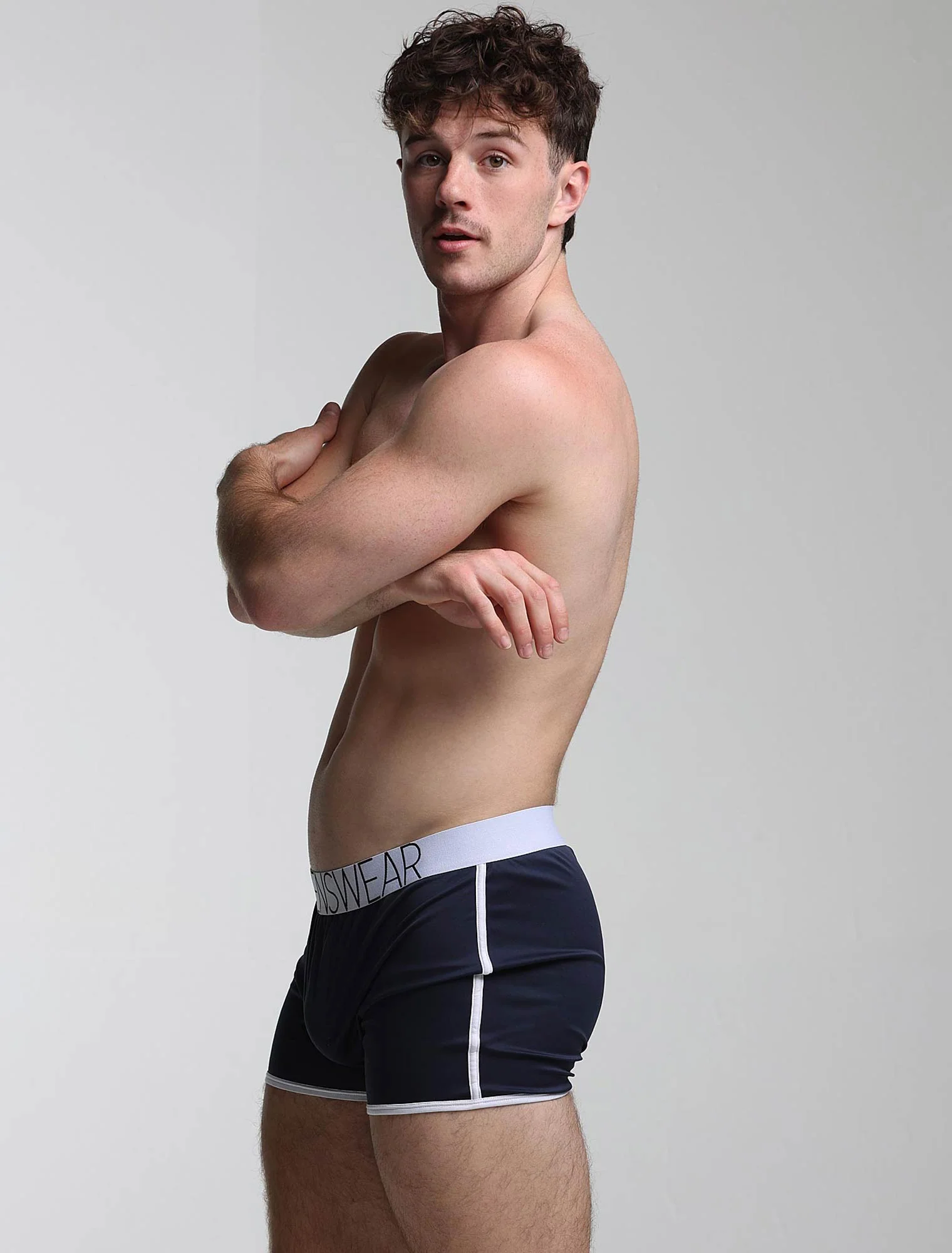 Mens Sports Loose Fit Boxers - Wall Street - Image 2