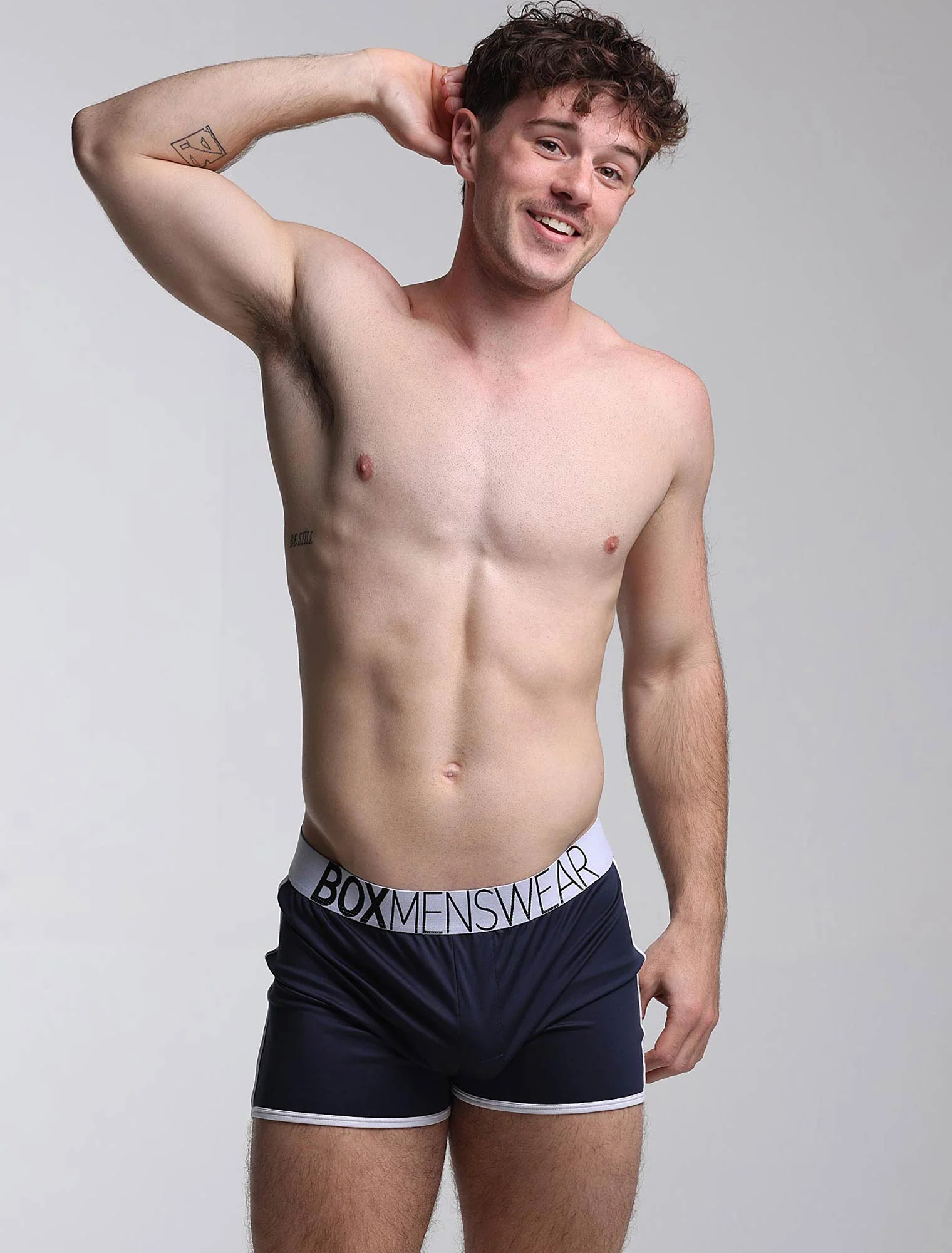 Mens Sports Loose Fit Boxers - Wall Street - Image 3