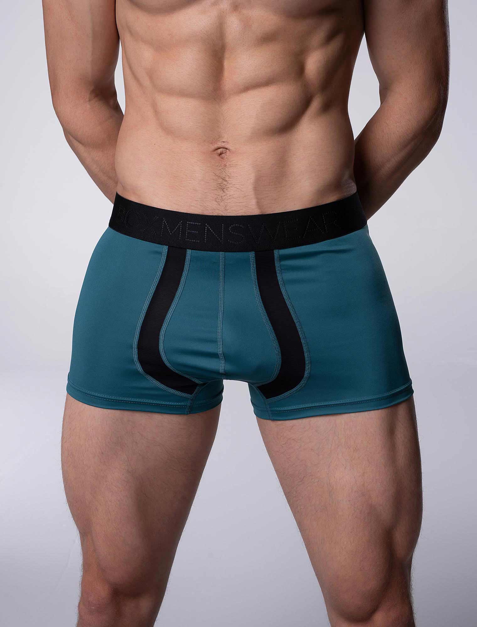 Motion Mesh Boxers - Aqua - Image 2