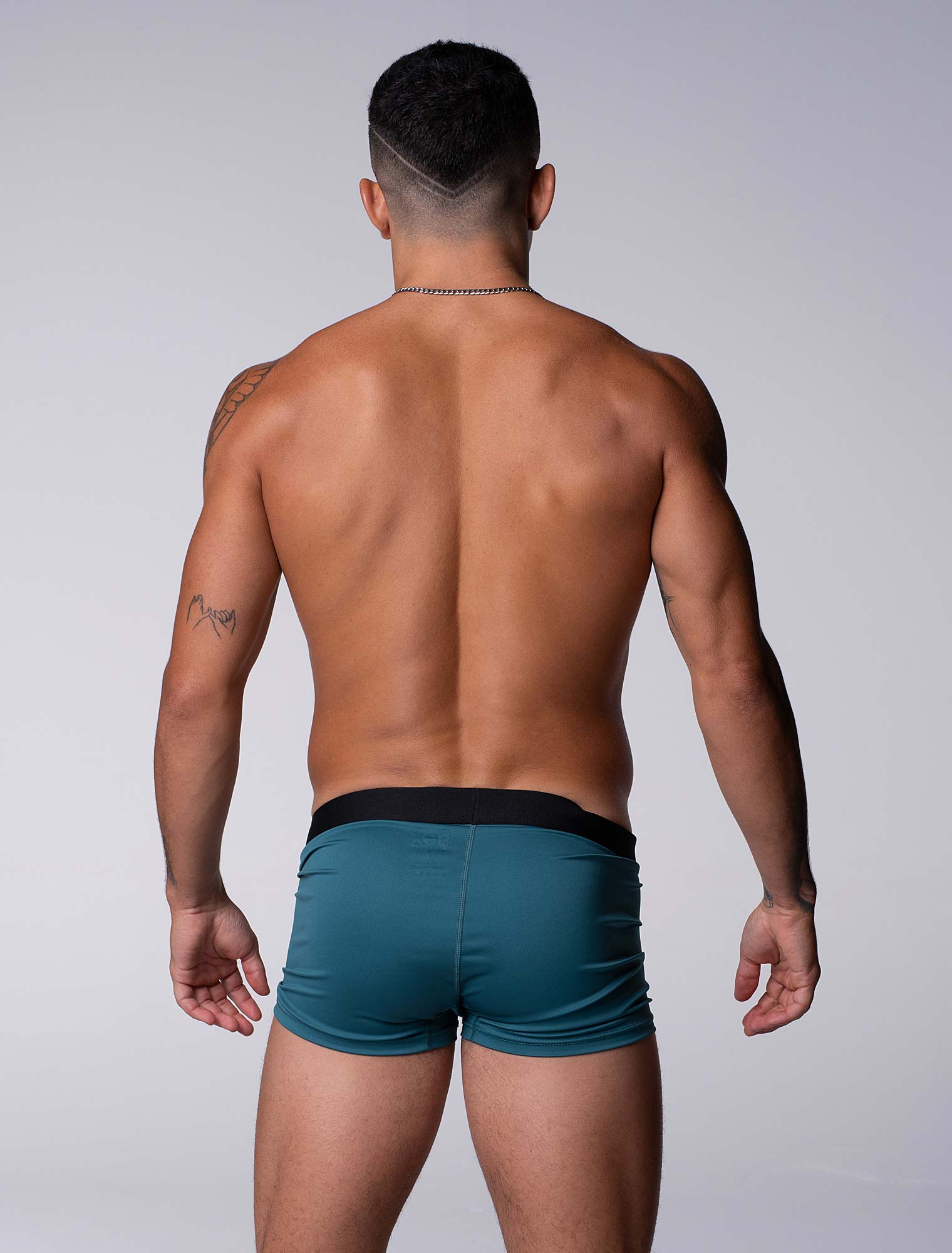 Motion Mesh Boxers - Aqua - Image 4