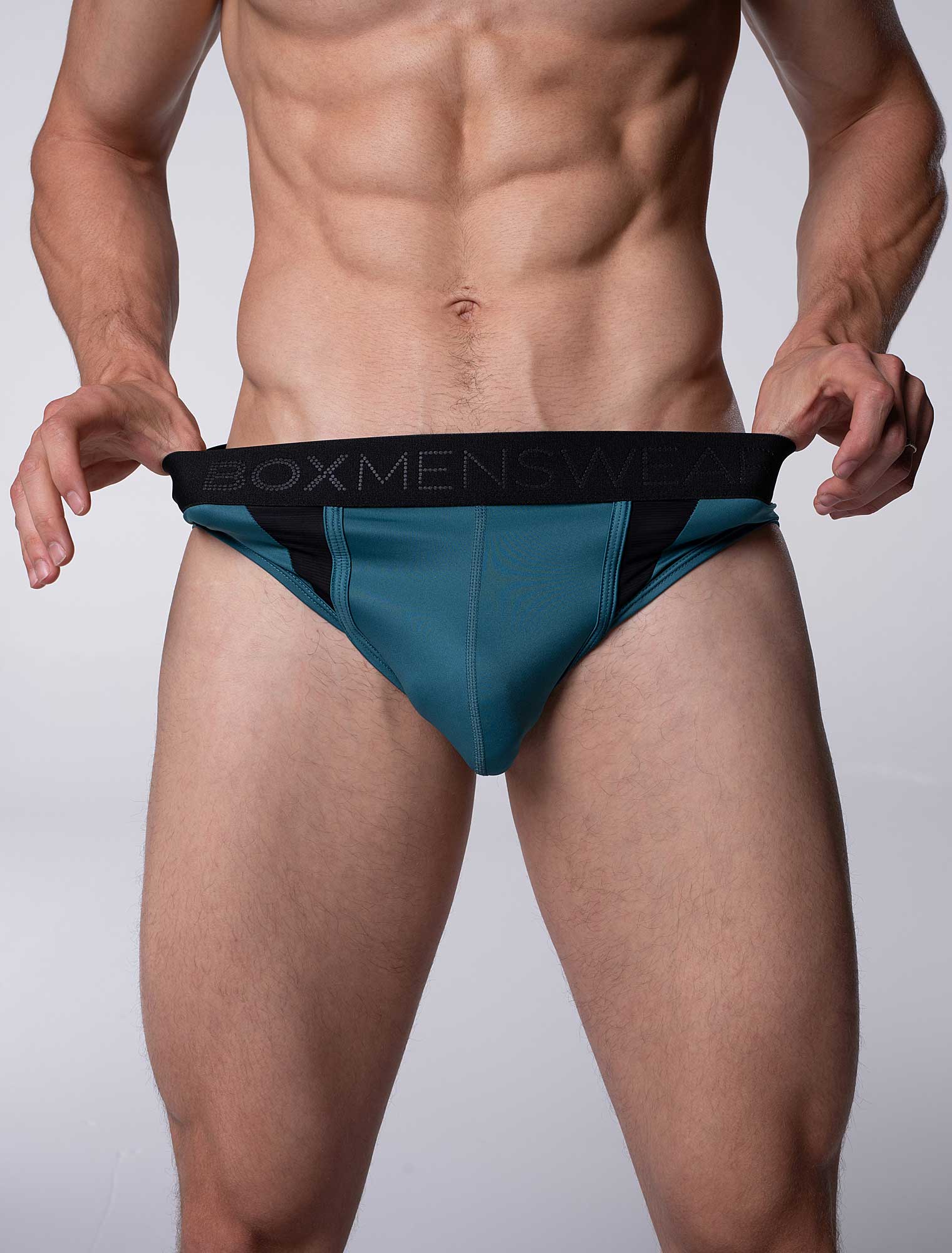 Motion Mesh Briefs - Aqua - Image 3