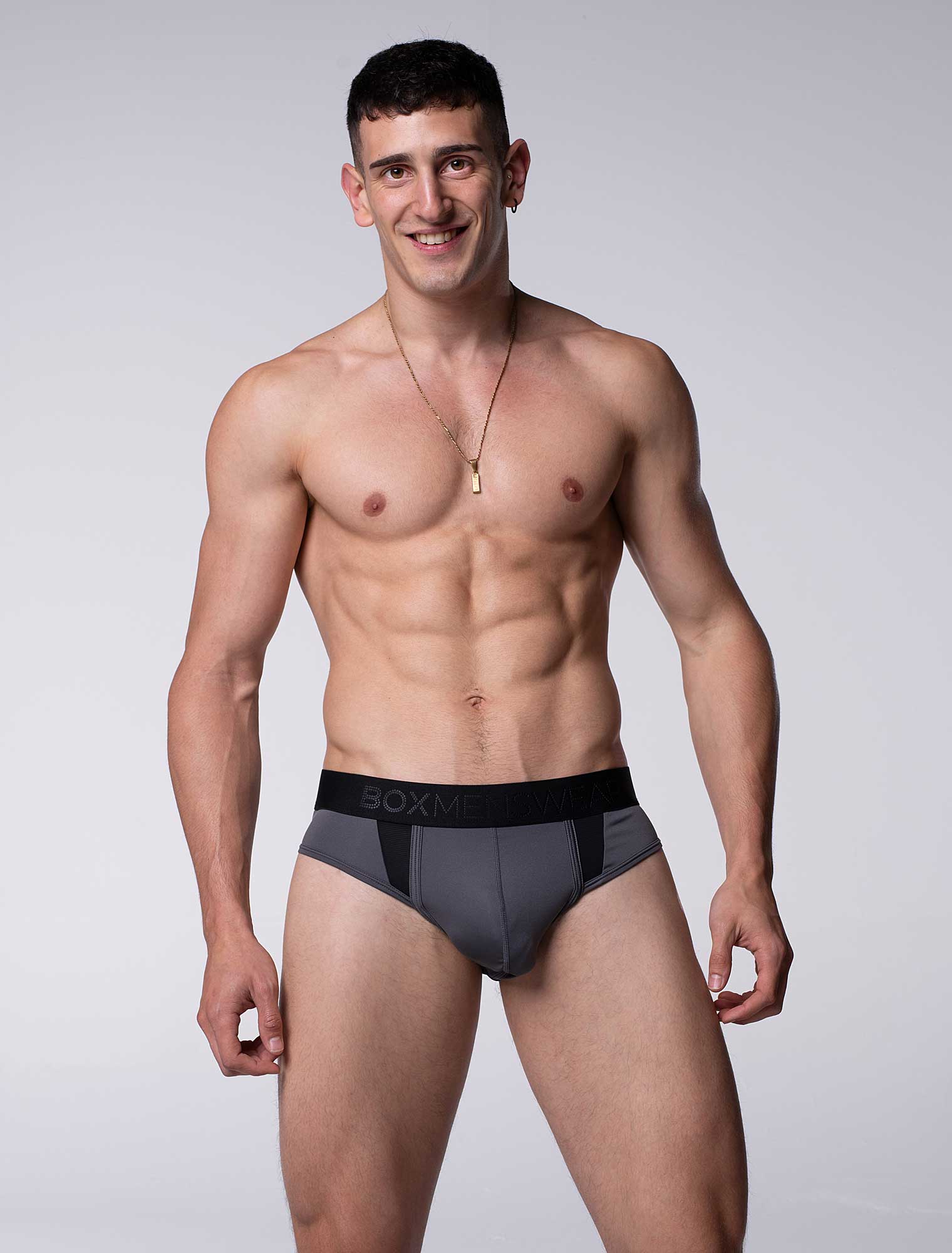 Motion Mesh Briefs - Grey - Image 4