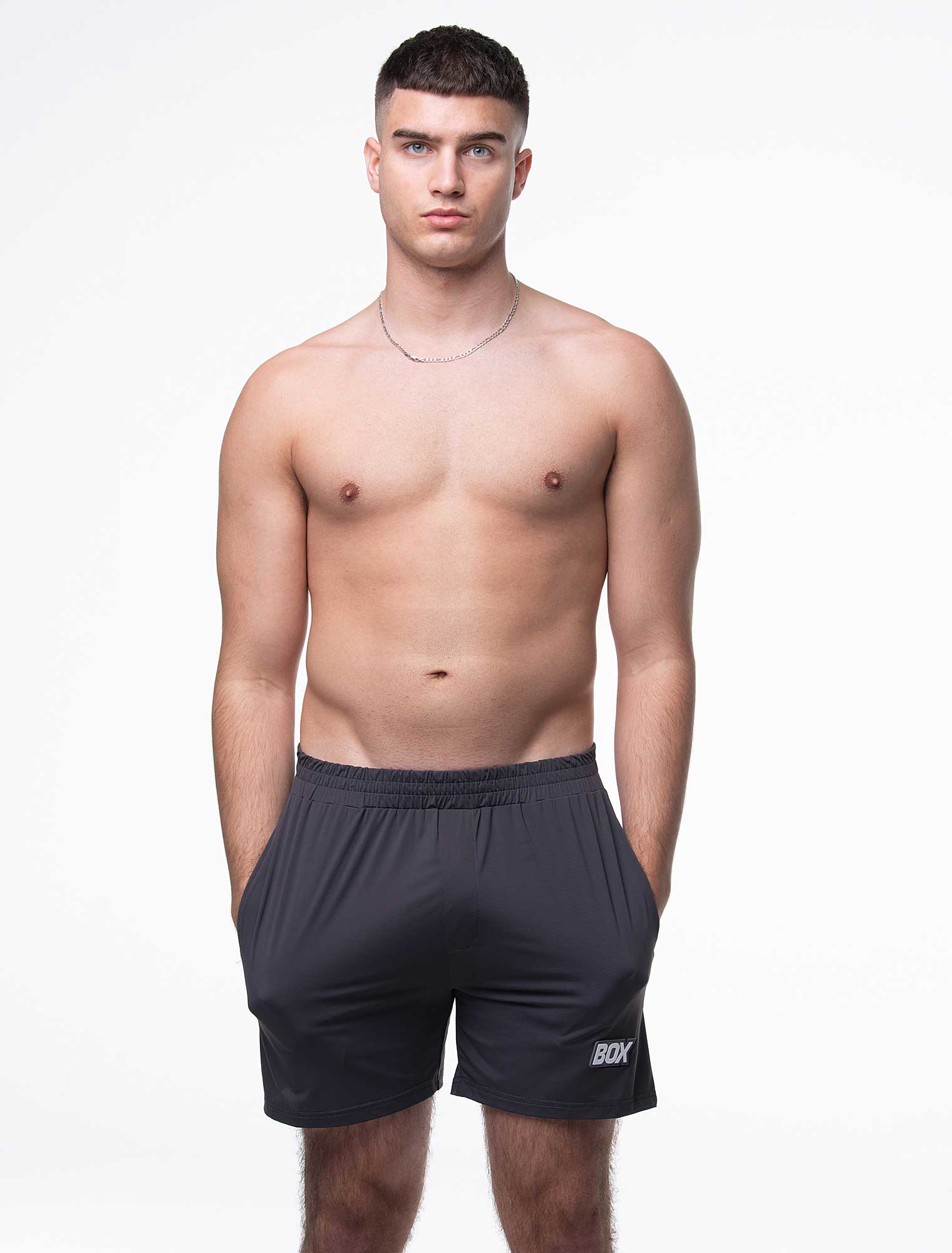 Mesh Soccer Shorts - Defence Grey - Image 7