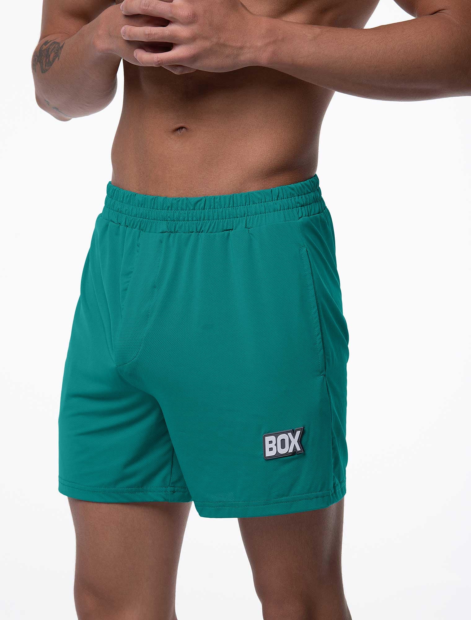 Mesh Soccer Shorts - Tactical Teal - Image 3