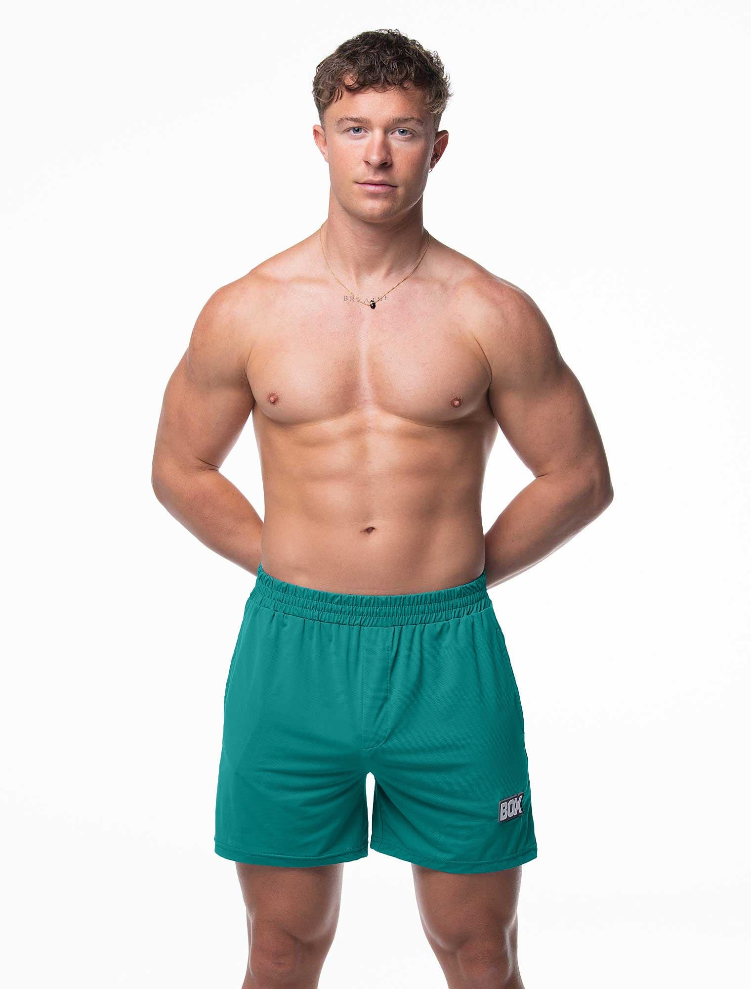 Mesh Soccer Shorts - Tactical Teal - Image 4