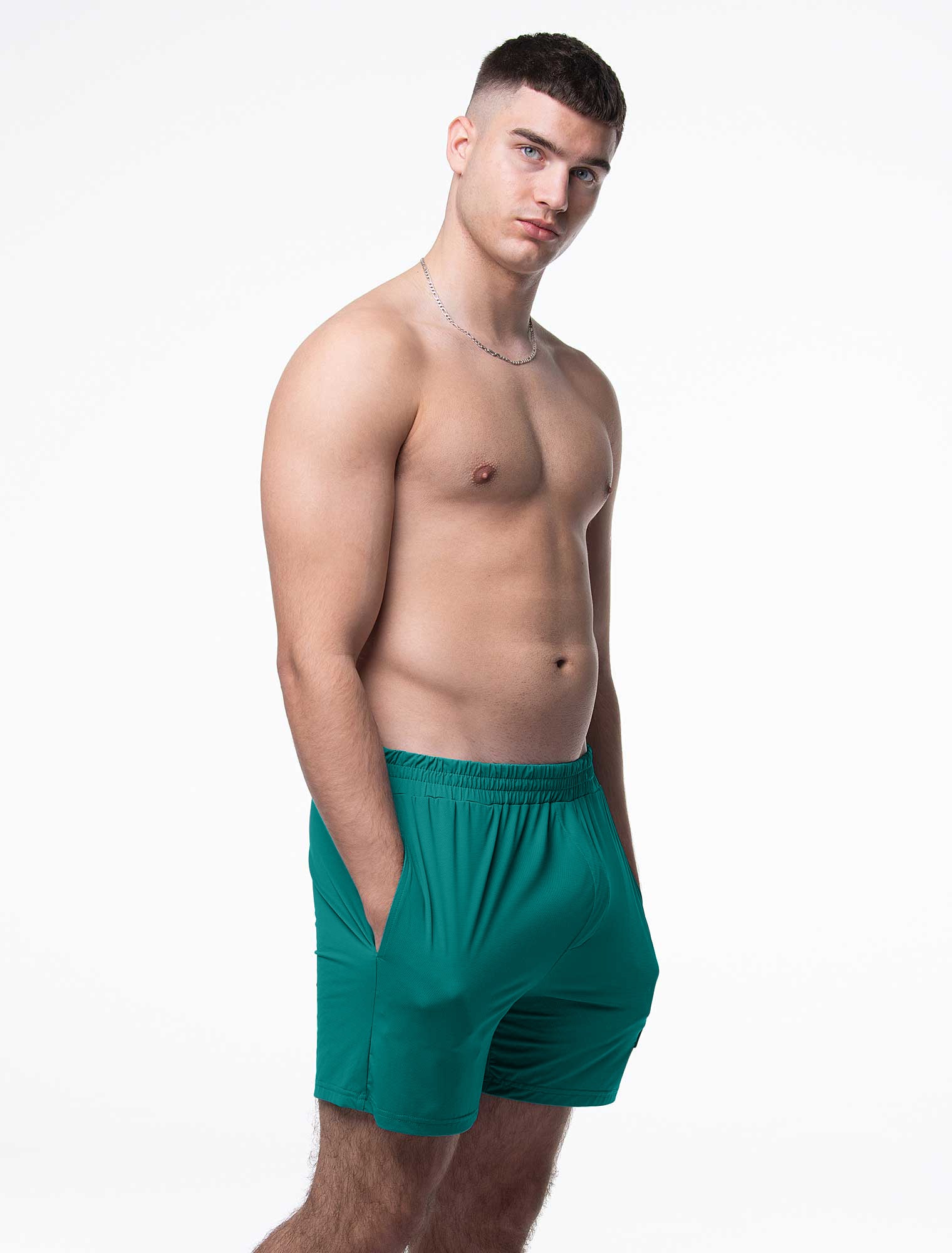 Mesh Soccer Shorts - Tactical Teal - Image 6