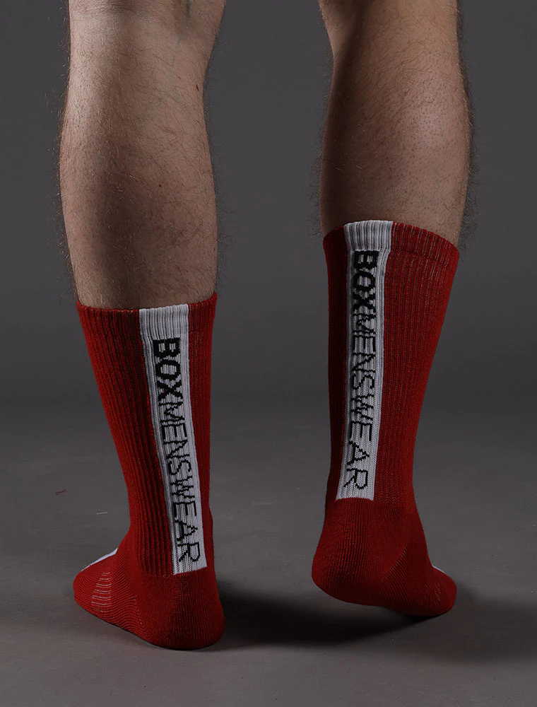 Reverse Red Strip Lux Sports Sock - Image 3