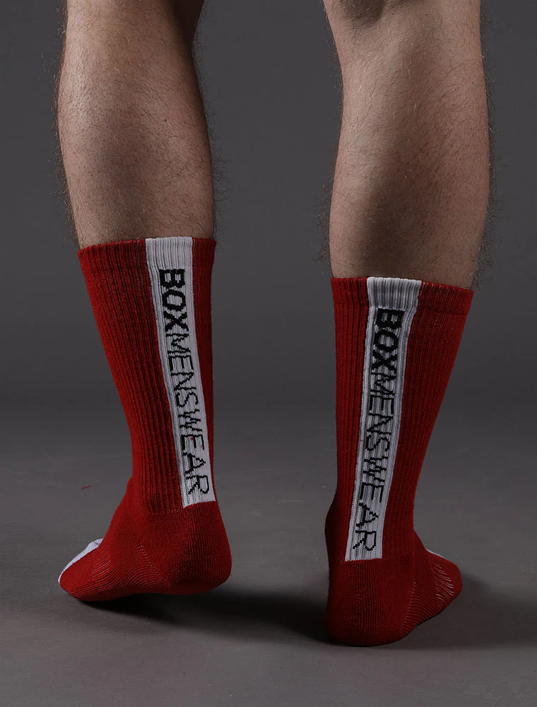 Reverse Red Strip Lux Sports Sock - Image 5