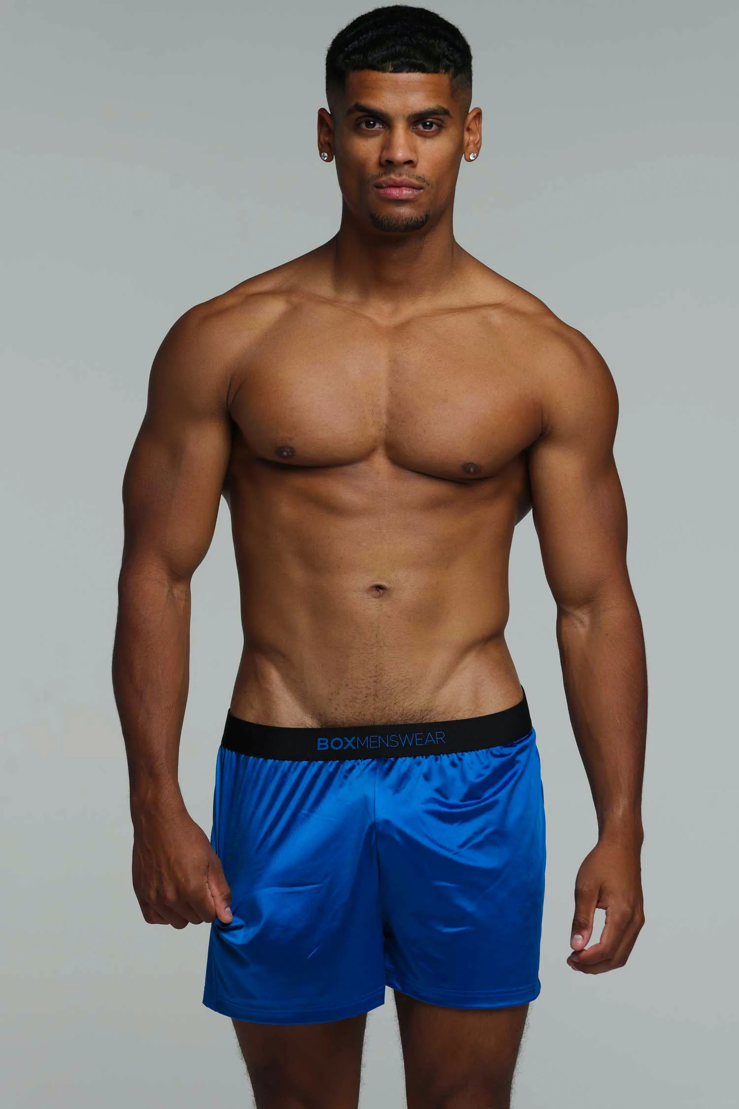 Satin Boxers - Midnight Navy - Image 5
