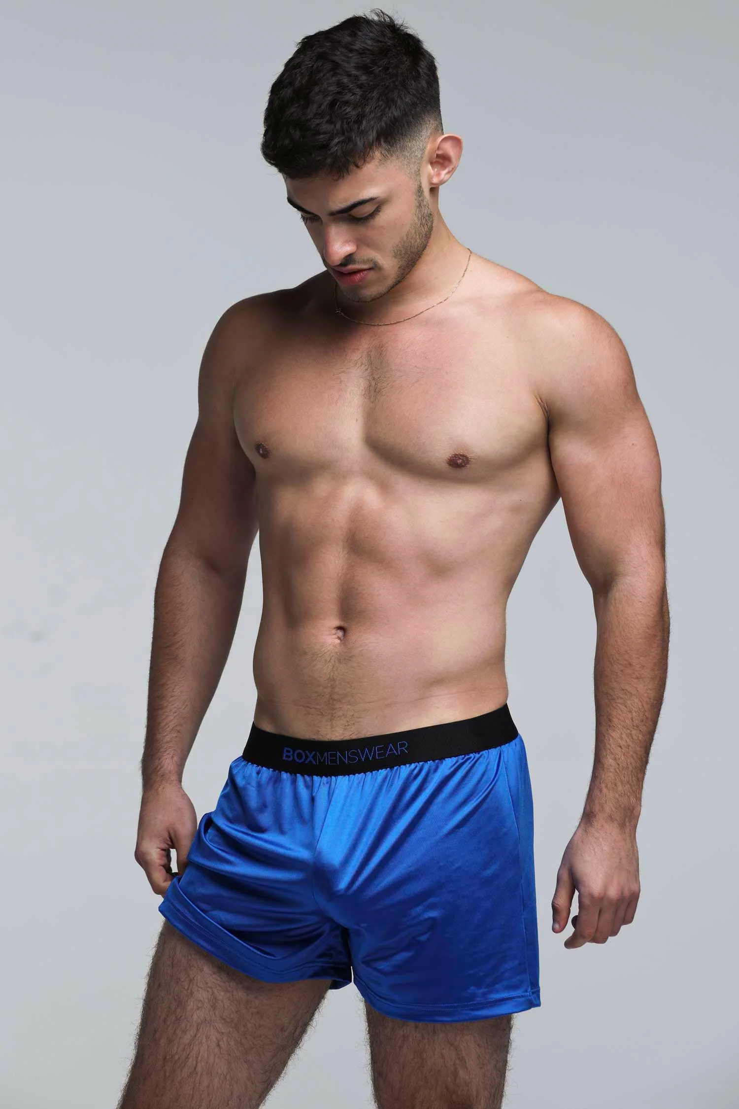Satin Boxers - Midnight Navy - Image 7