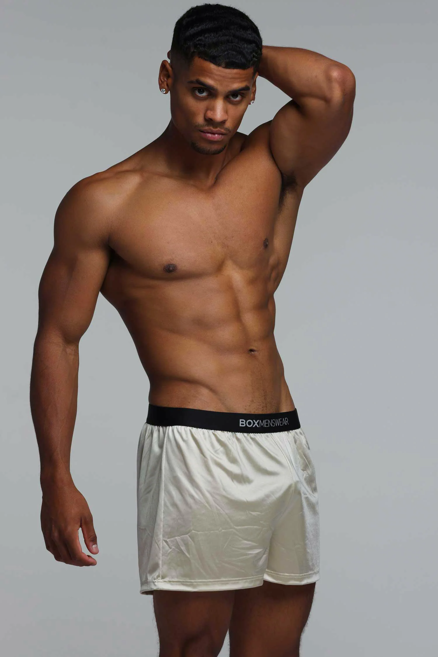 Satin Boxers - Sultry Champagne - Image 2
