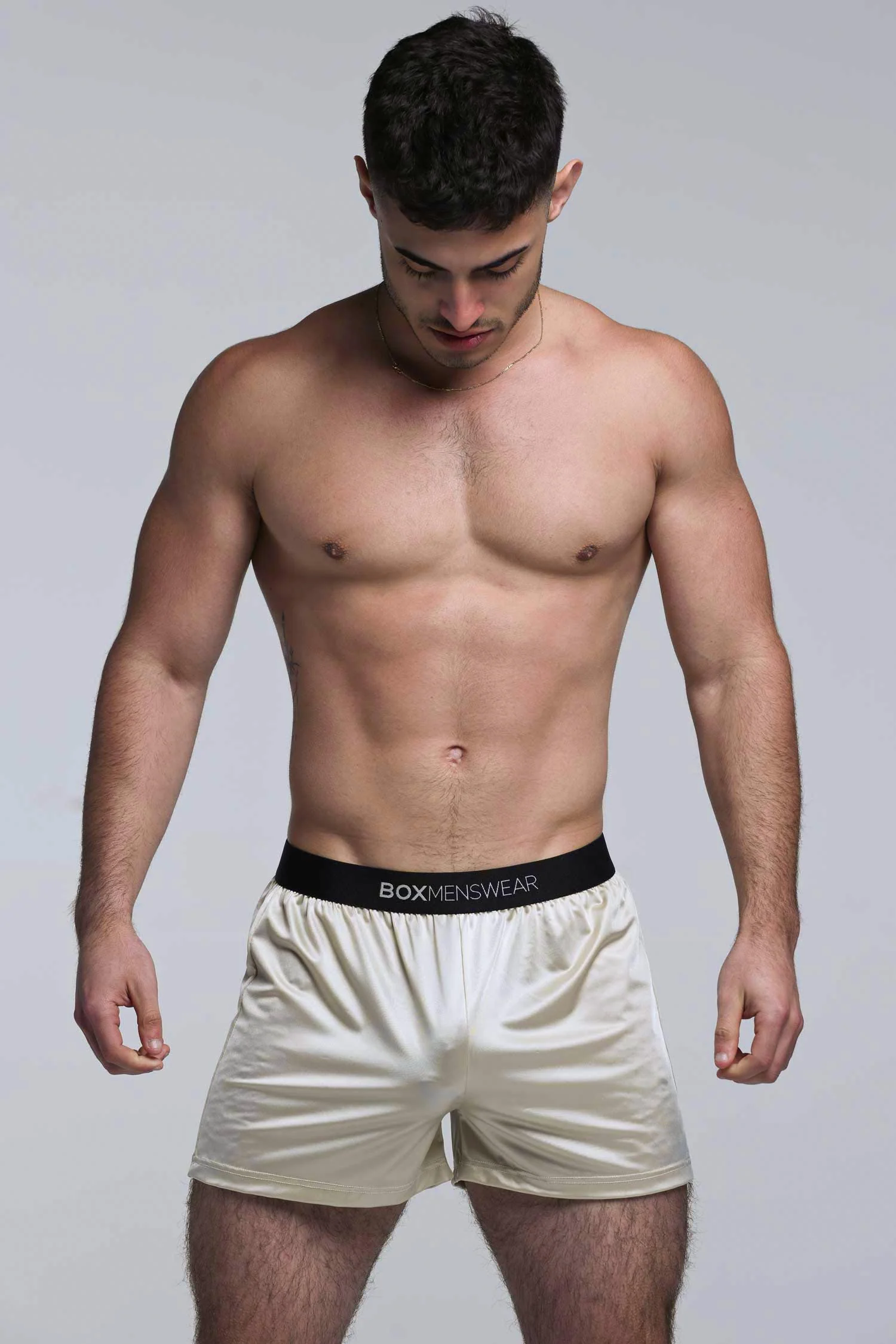 Satin Boxers - Sultry Champagne - Image 7