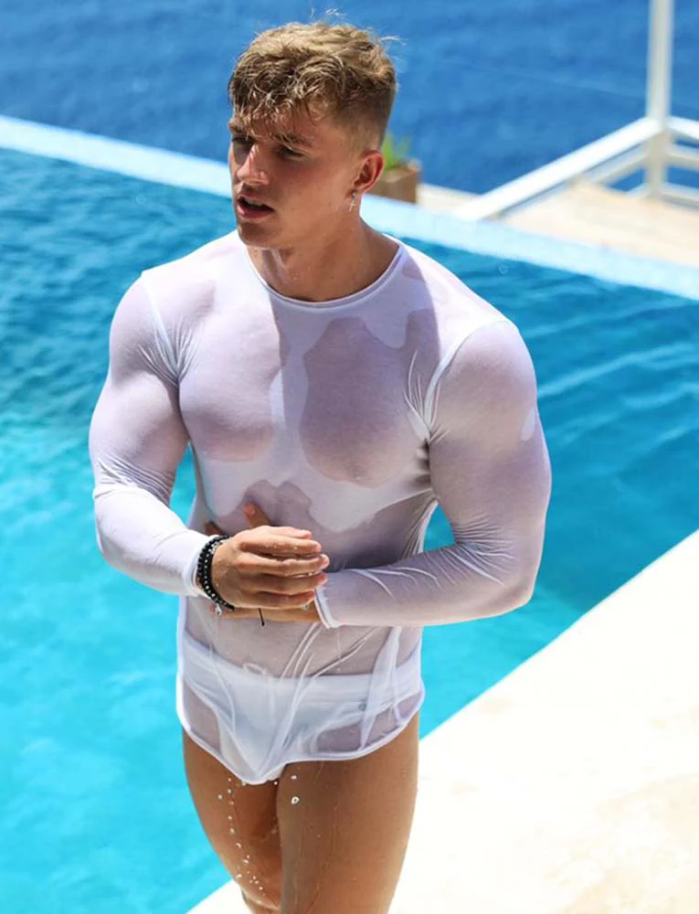 Holiday Swim Trunks - White - Image 4