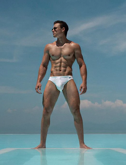 Holiday Swim Trunks - White - Image 5